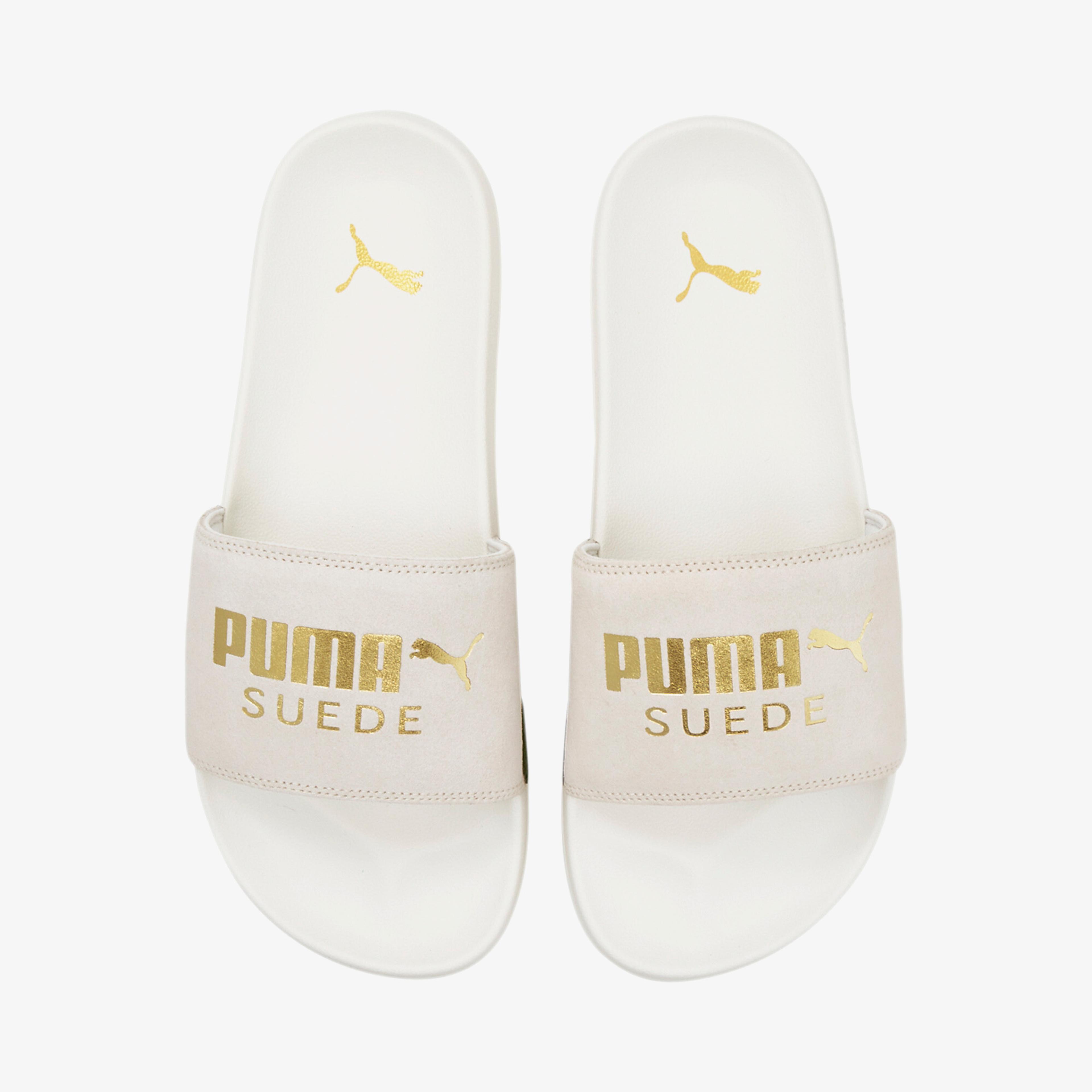 Puma Leadcat 2.0 Suede Classic Unisex Beyaz Terlik