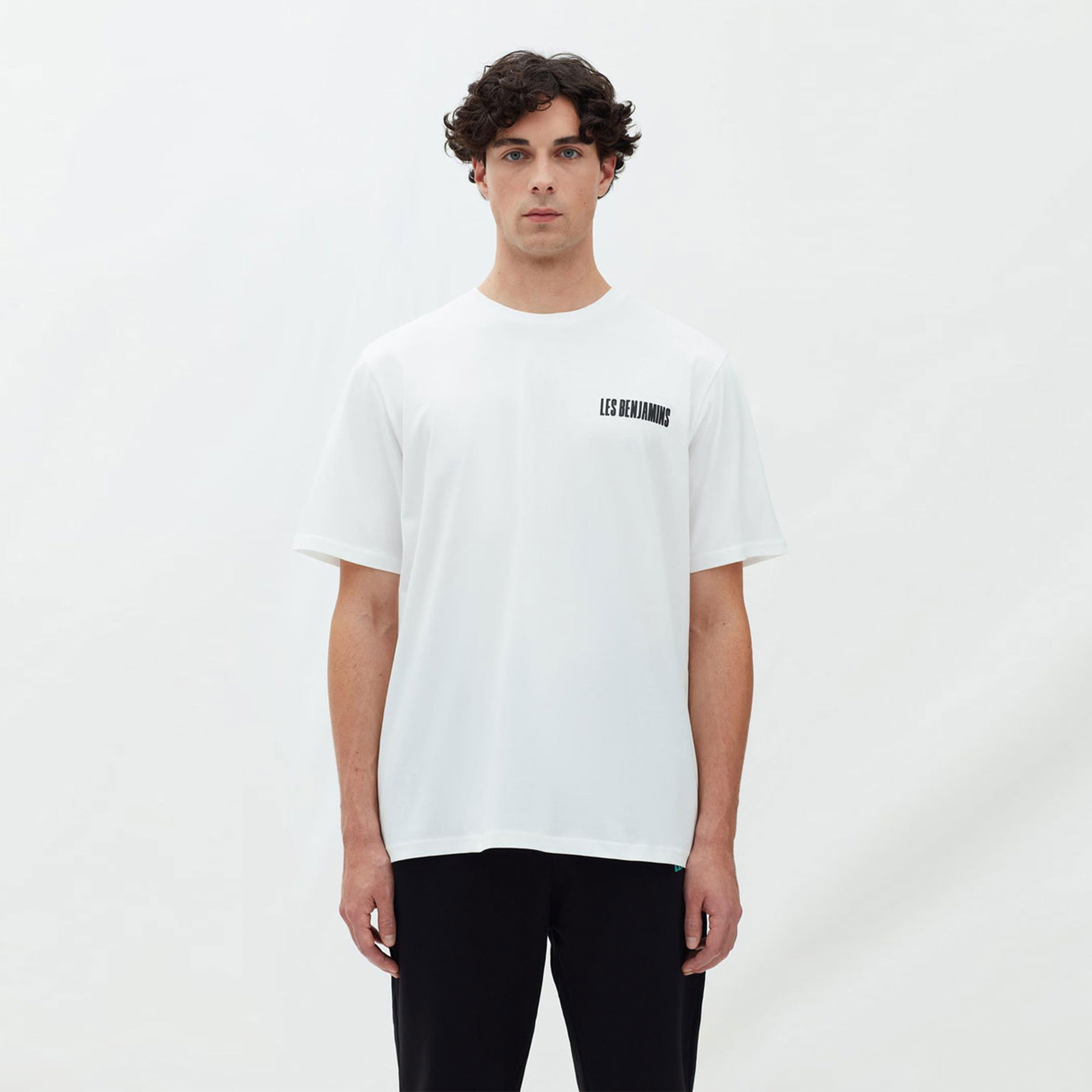 Les Benjamins Wholesale Exclusives Erkek Beyaz T-Shirt