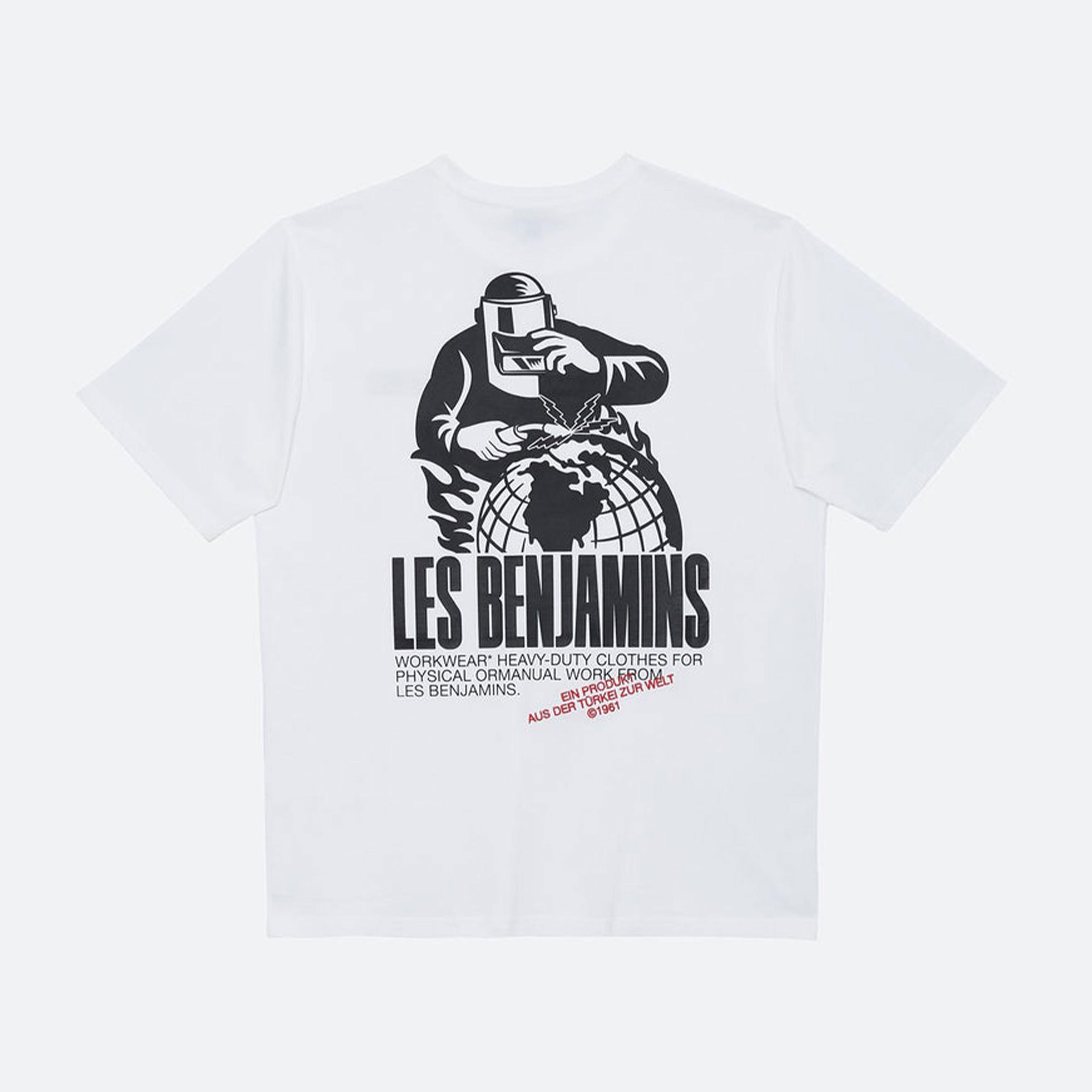Les Benjamins Wholesale Exclusives Erkek Beyaz T-Shirt