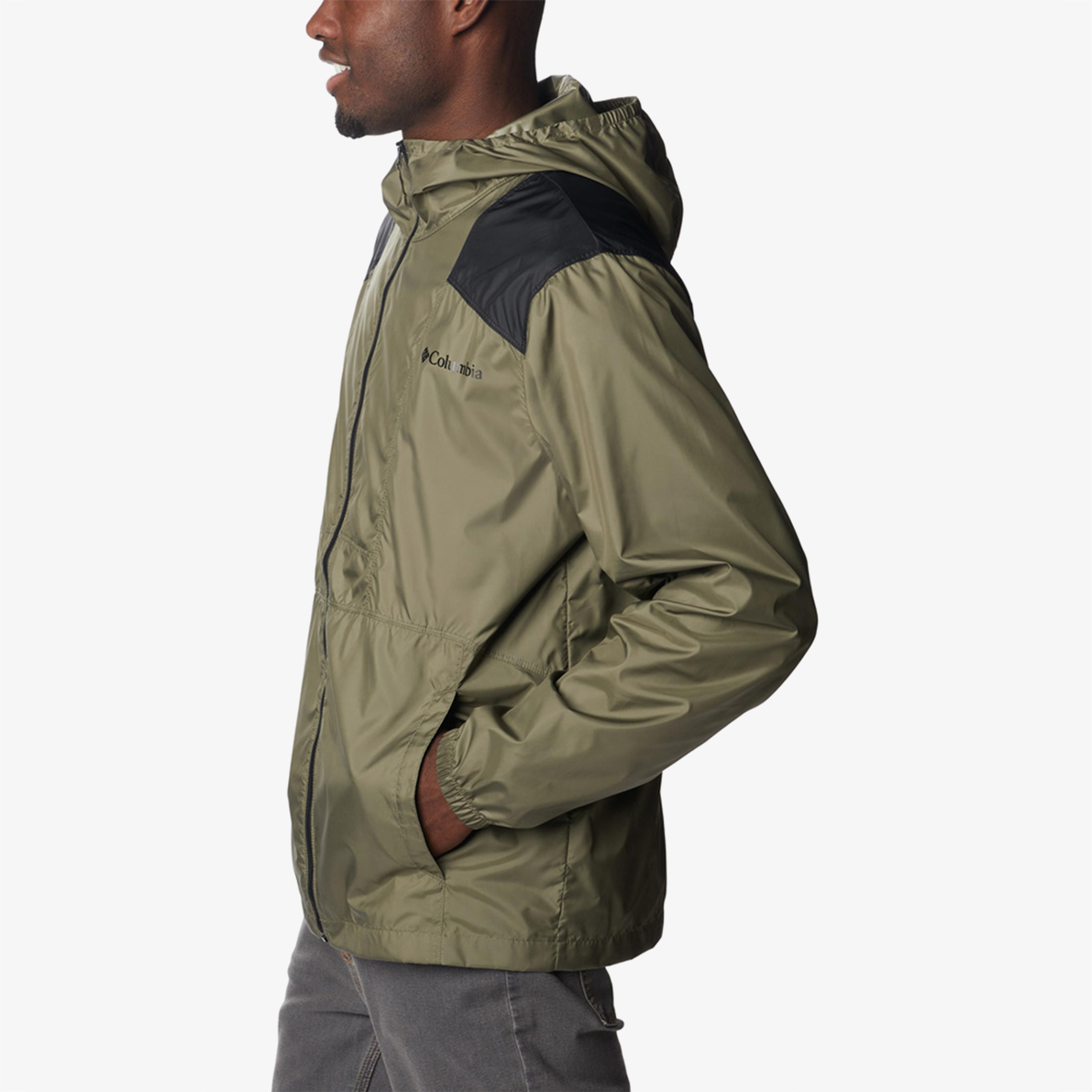 Columbia KM3972 Flashback Windbreaker Erkek Yeşil Rüzgarlık