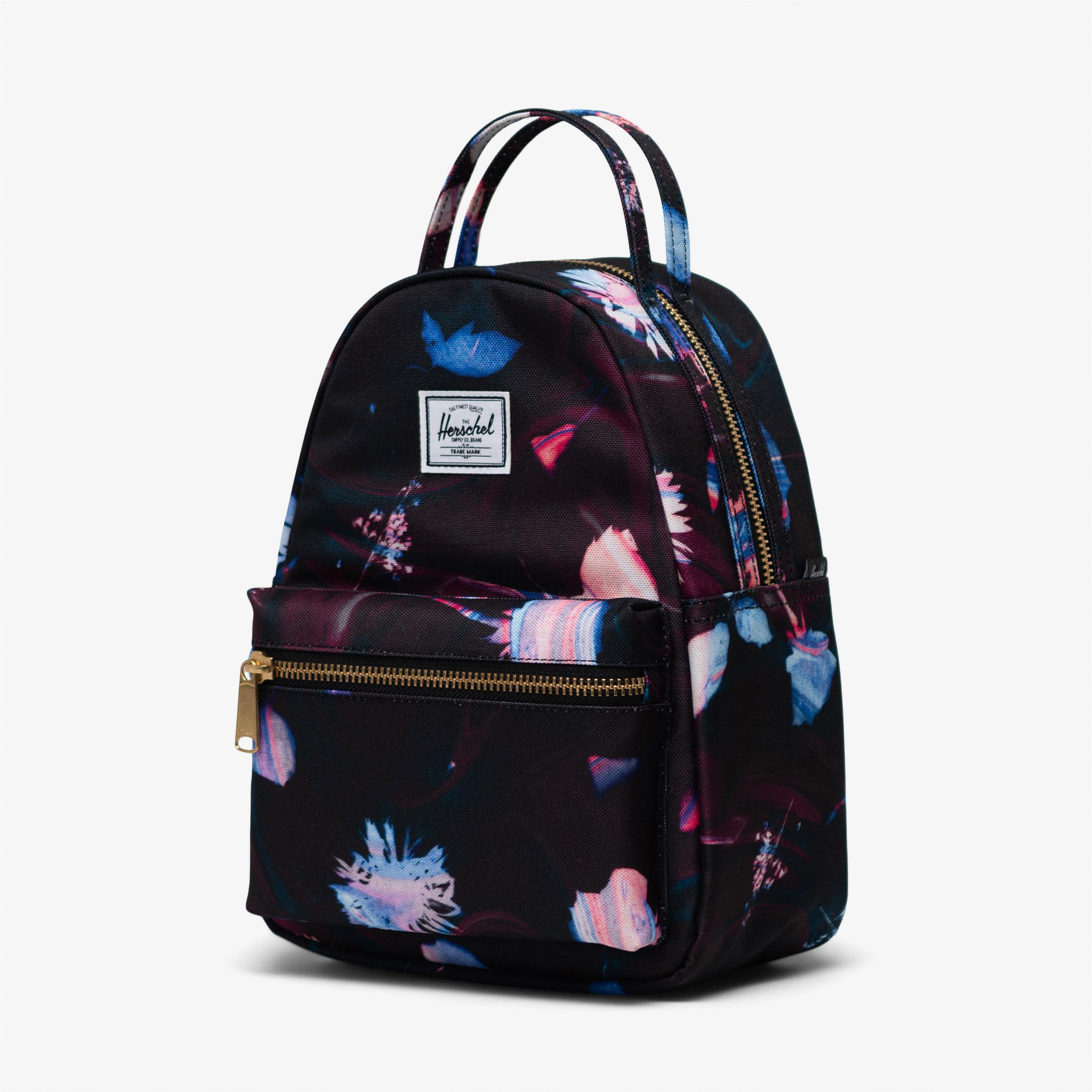 Herschel Nova Mini Sunlight Floral Unisex Siyah Sırt Çantası