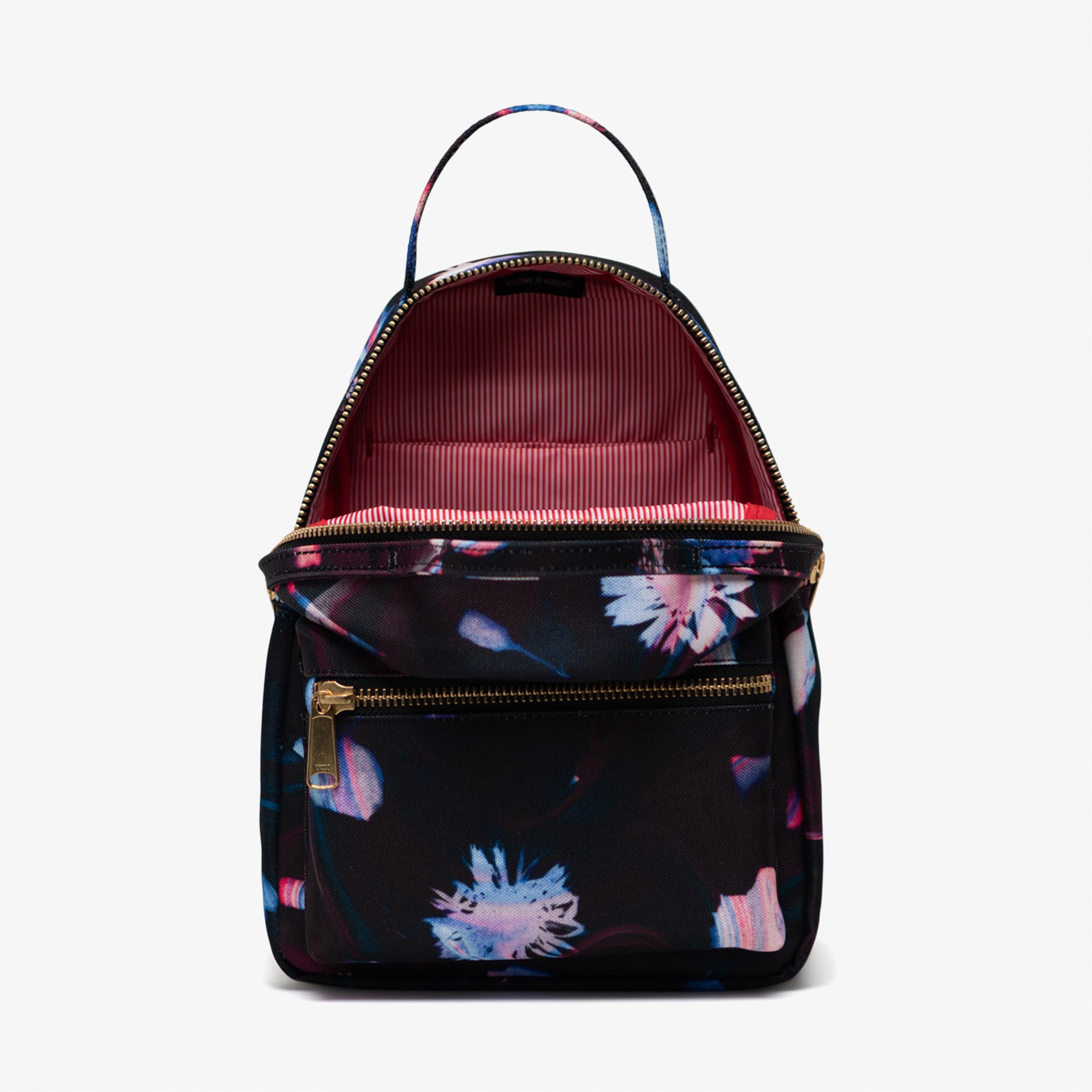 Herschel Nova Mini Sunlight Floral Unisex Siyah Sırt Çantası