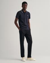 GANT Erkek Siyah Regular Fit Logolu Polo
