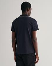 GANT Erkek Siyah Regular Fit Logolu Polo