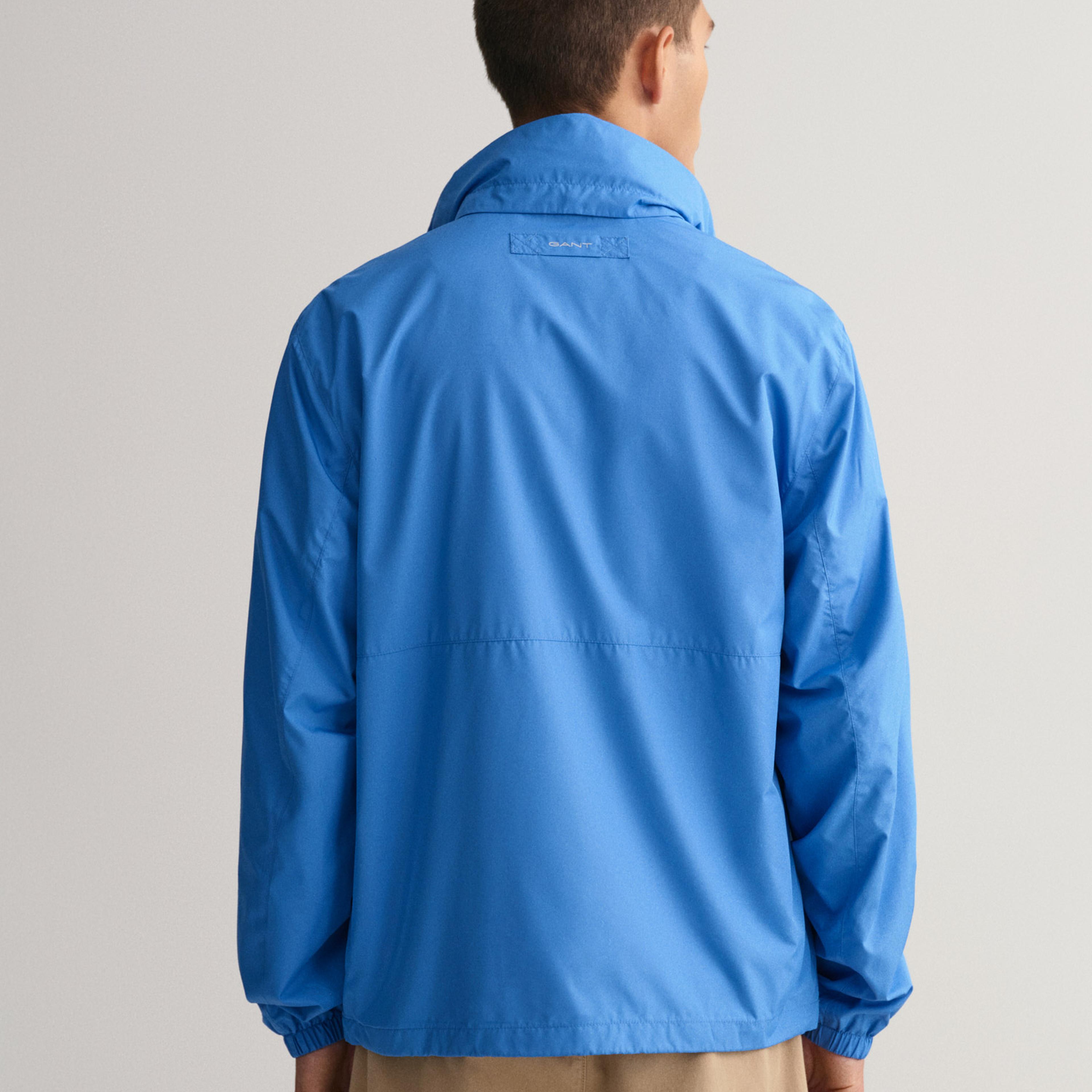 GANT Erkek Mavi Regular Fit Fermuarlı Ceket