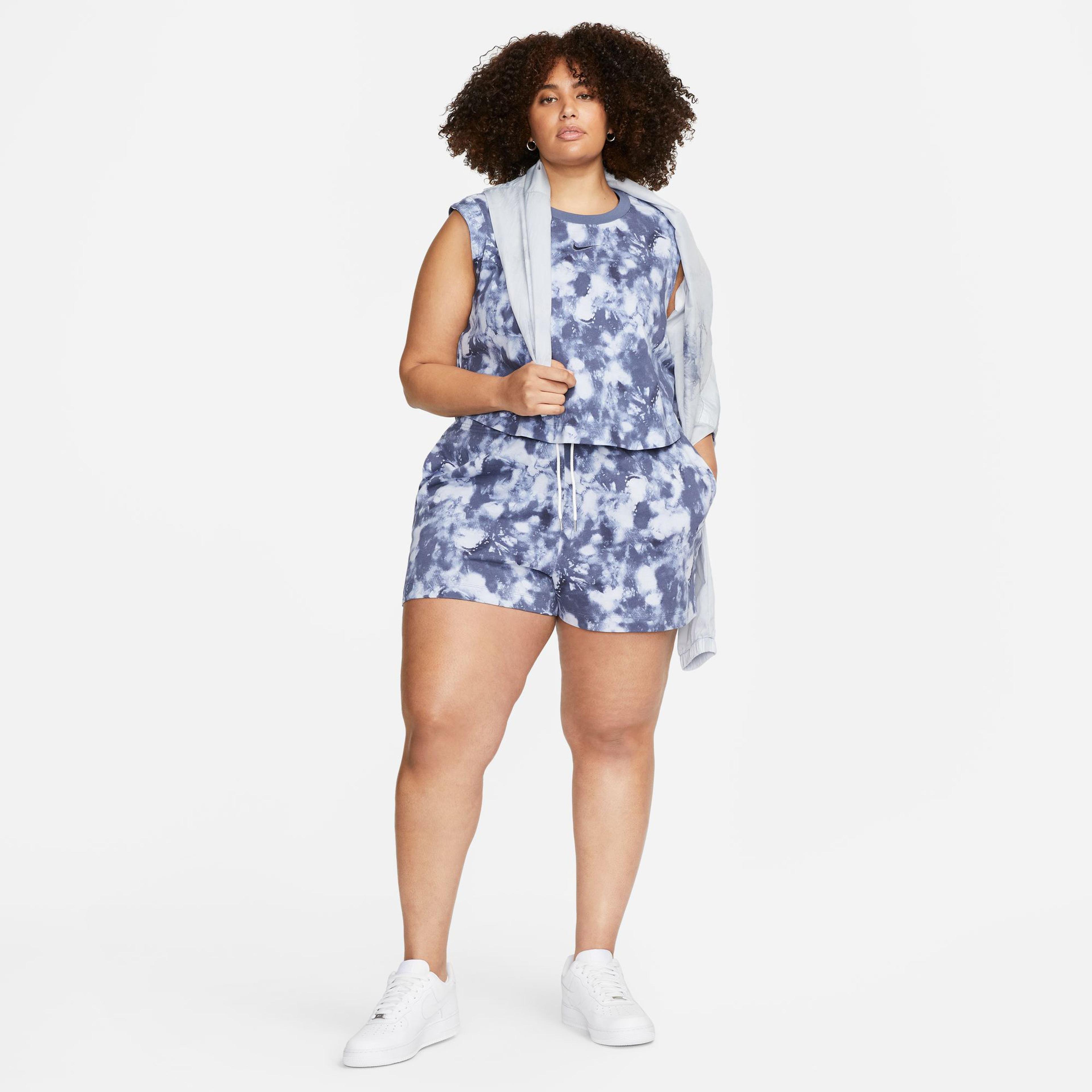 Nike Sportswear Kadın Mavi Crop T-Shirt