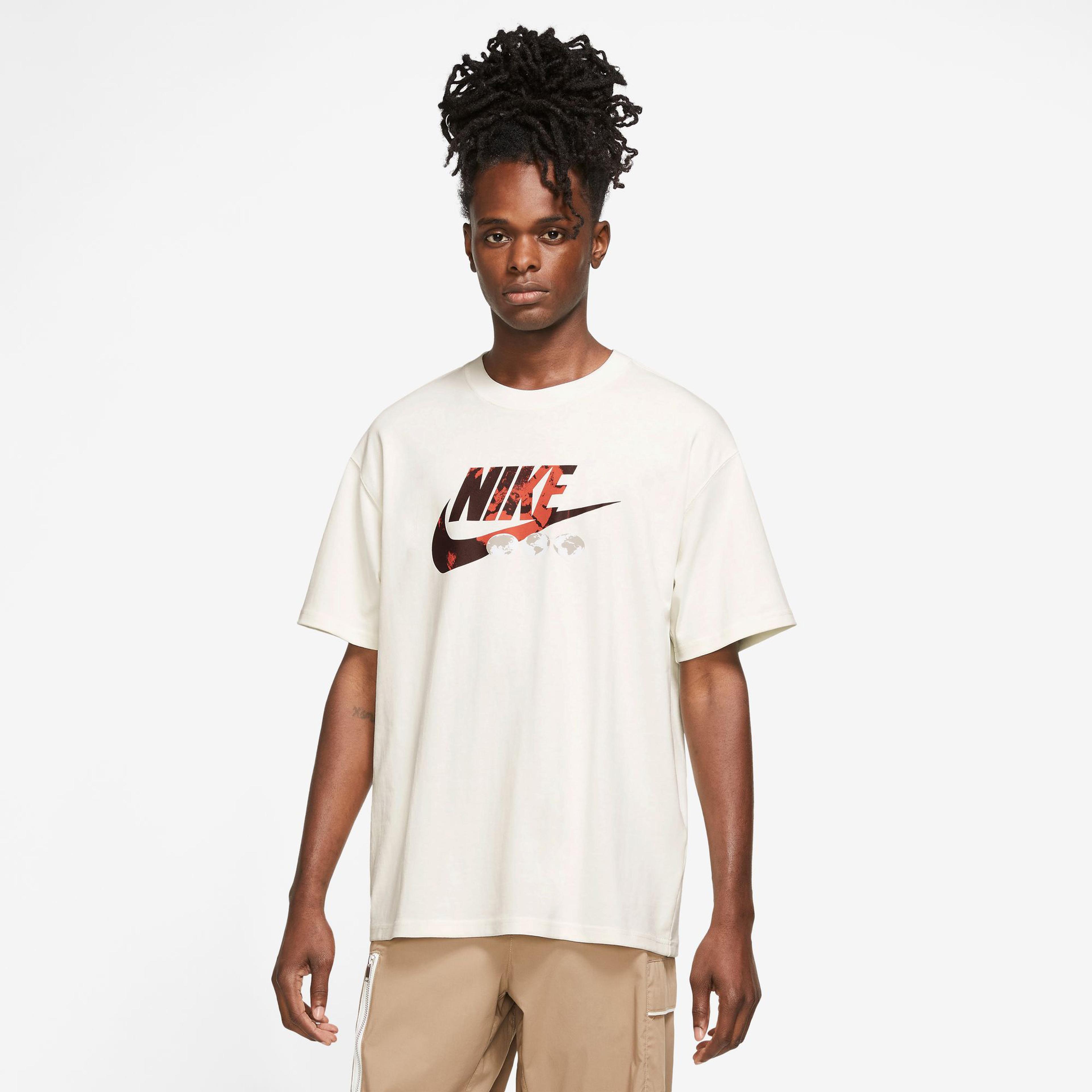 Nike Sportswear Erkek Krem T-Shirt
