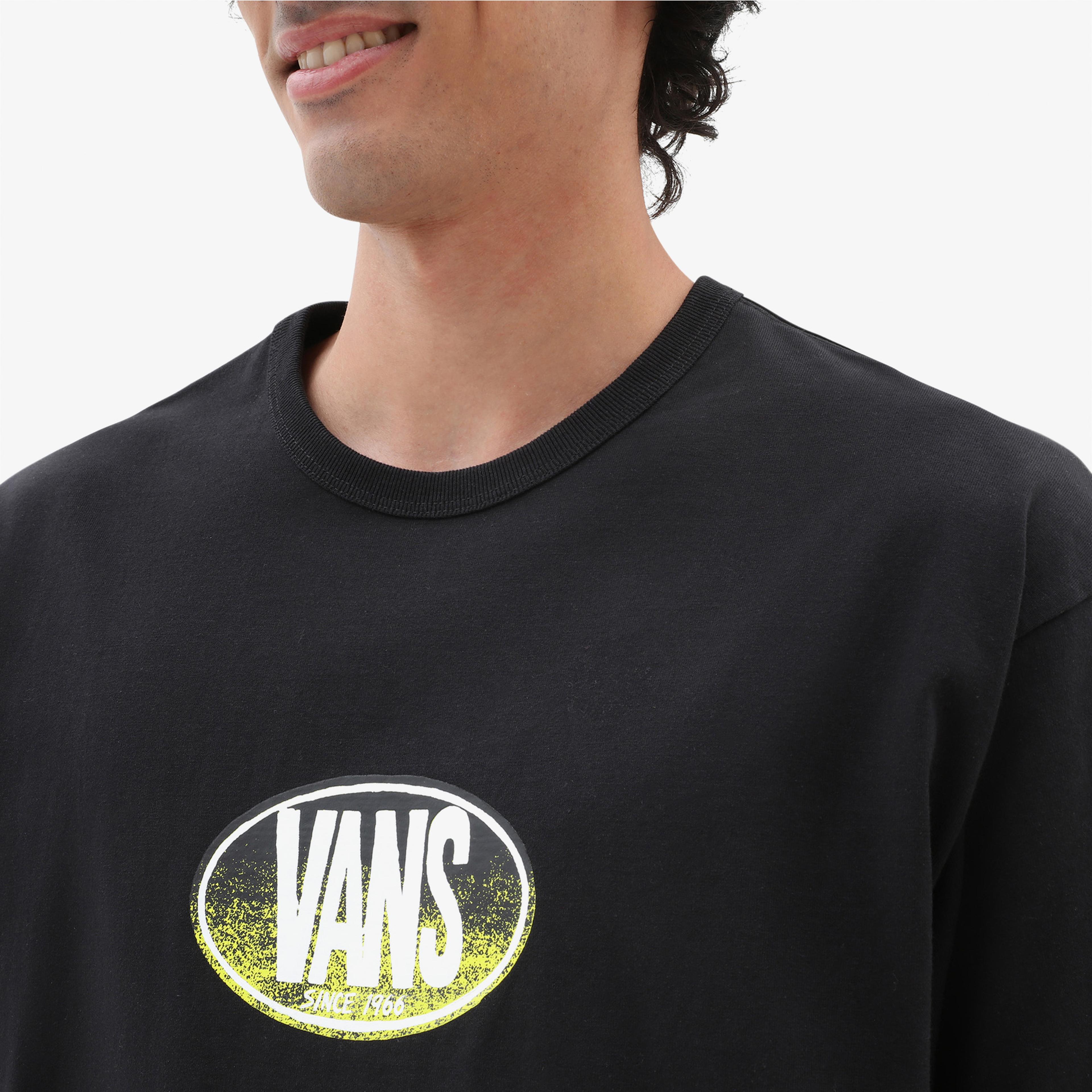 Vans Off The Wall Gradient Logo Erkek Siyah T-Shirt