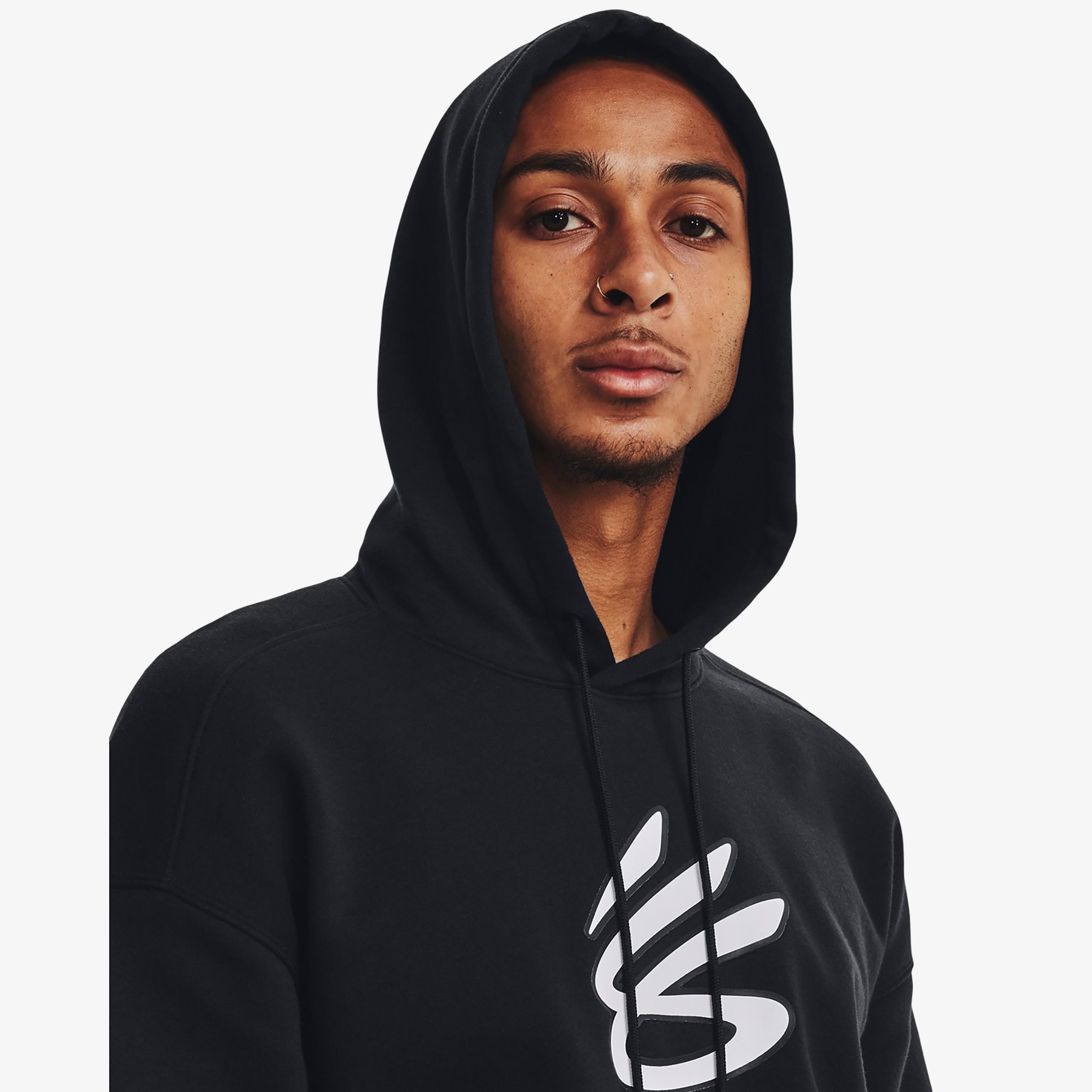 Under Armour Curry Big Splash Po Erkek Siyah Hoodie
