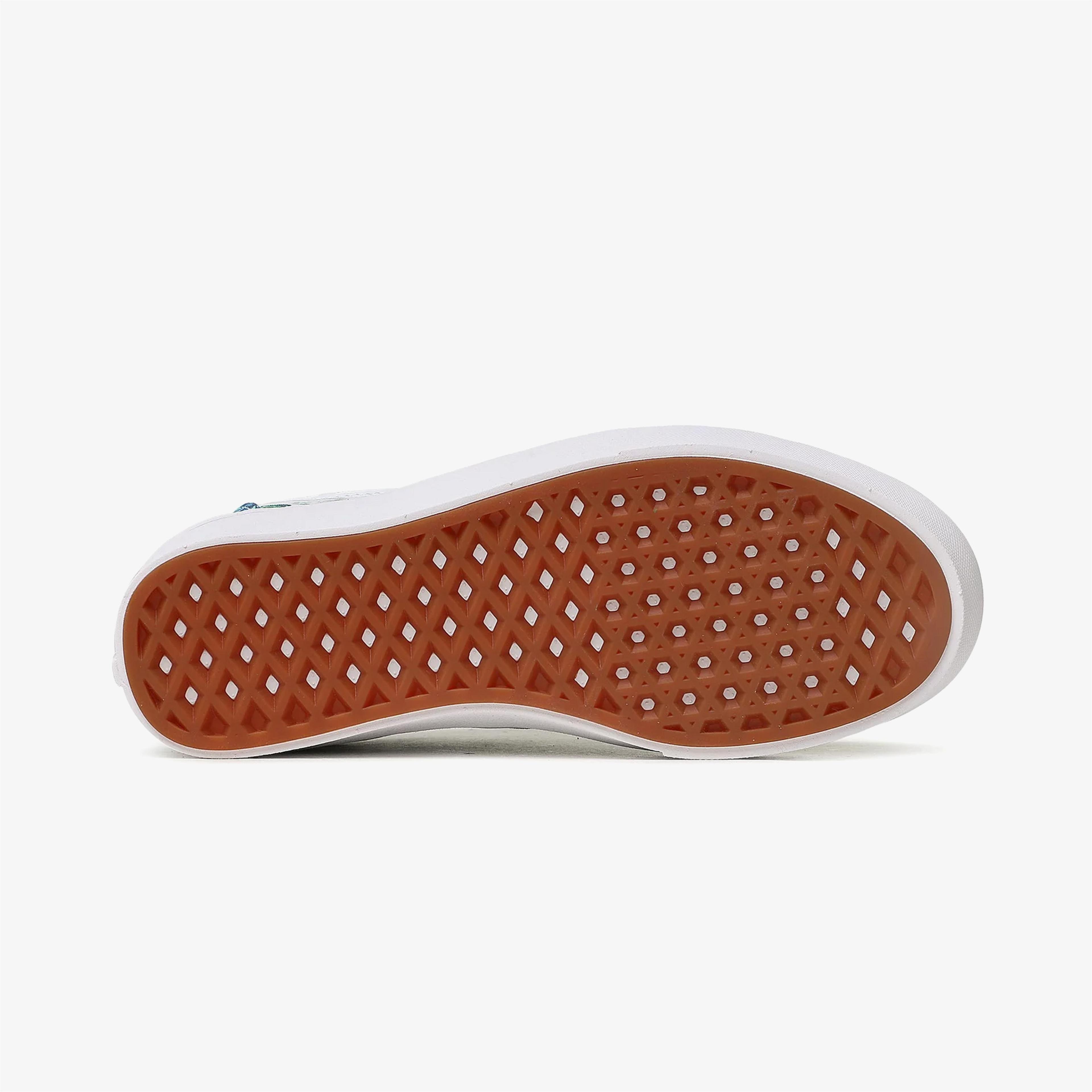 Vans ComfyCush Old Skool Kadın Mavi/Yeşil Sneaker