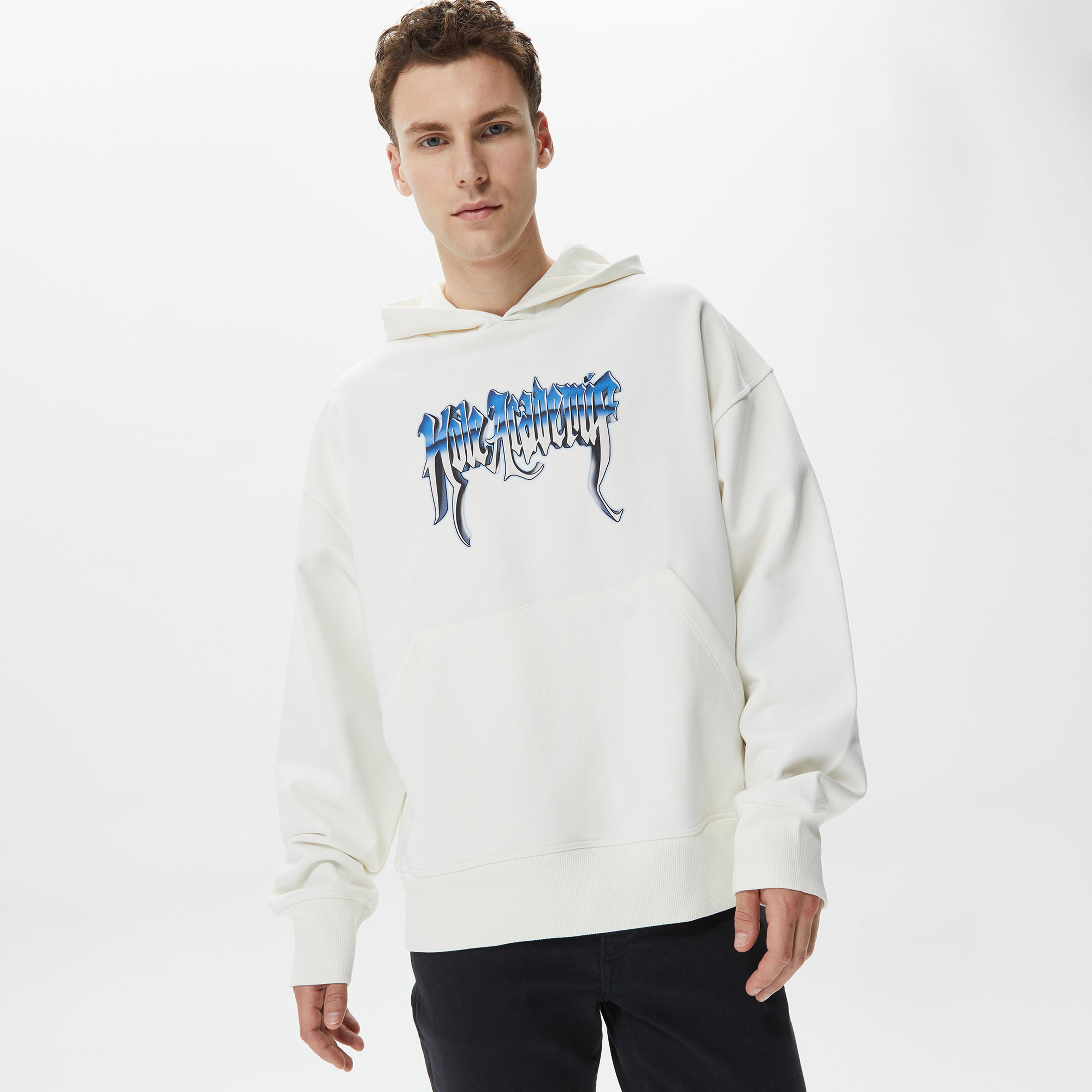 Holeacademie Essentials Erkek Krem Sweatshirt