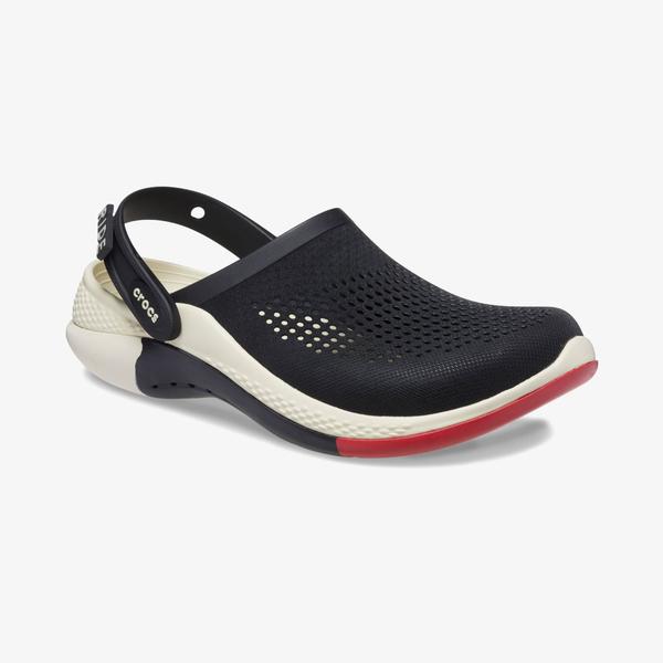 Crocs LiteRide 360 Ombre Marbled  Erkek Siyah Terlik_1