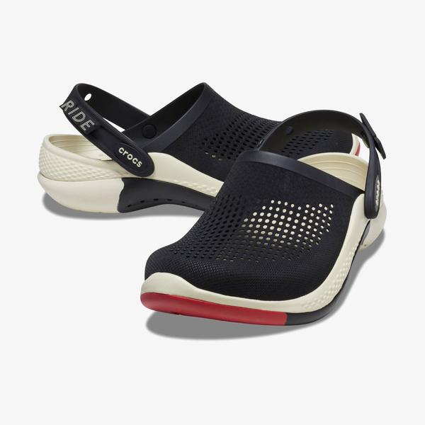Crocs LiteRide 360 Ombre Marbled  Erkek Siyah Terlik_6