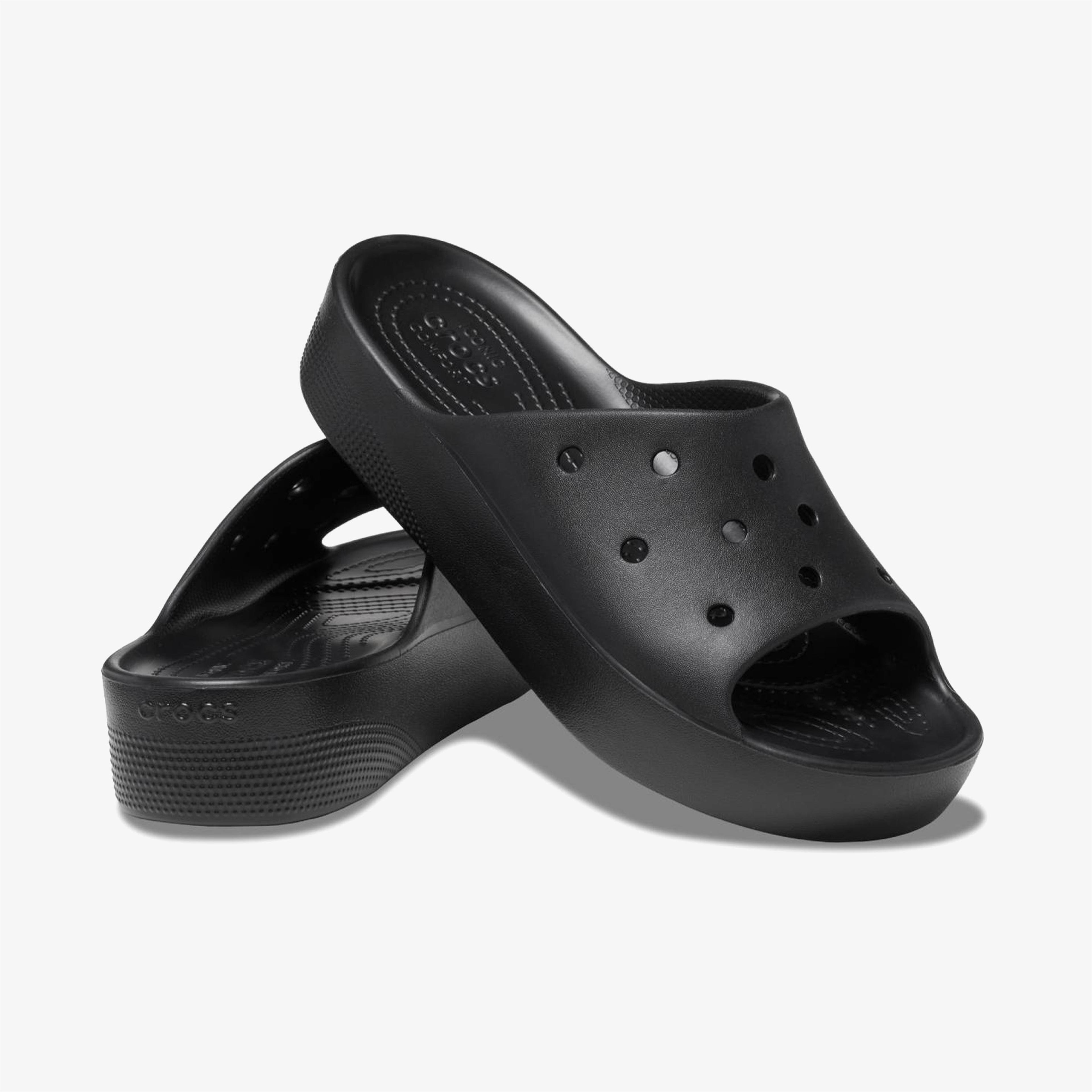 Crocs Classic Platform Slide Kadın Siyah Terlik