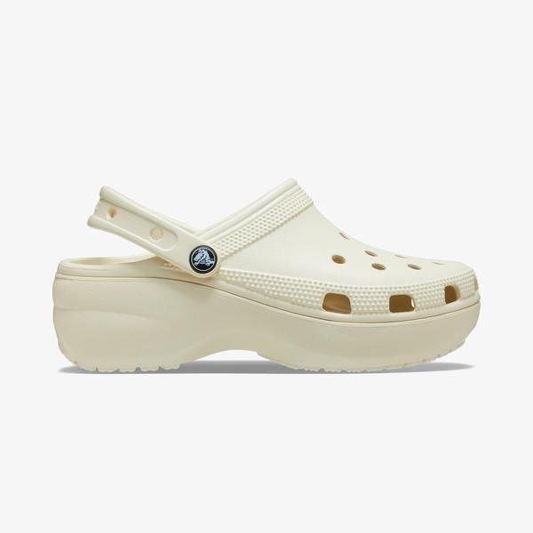 Crocs Classic Platform  W Kadın Krem Terlik_4