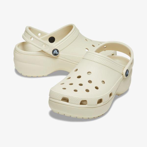Crocs Classic Platform  W Kadın Krem Terlik_6