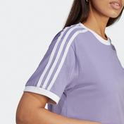 adidas Adicolor Classics 3 Stripes Kadın Mor T-Shirt