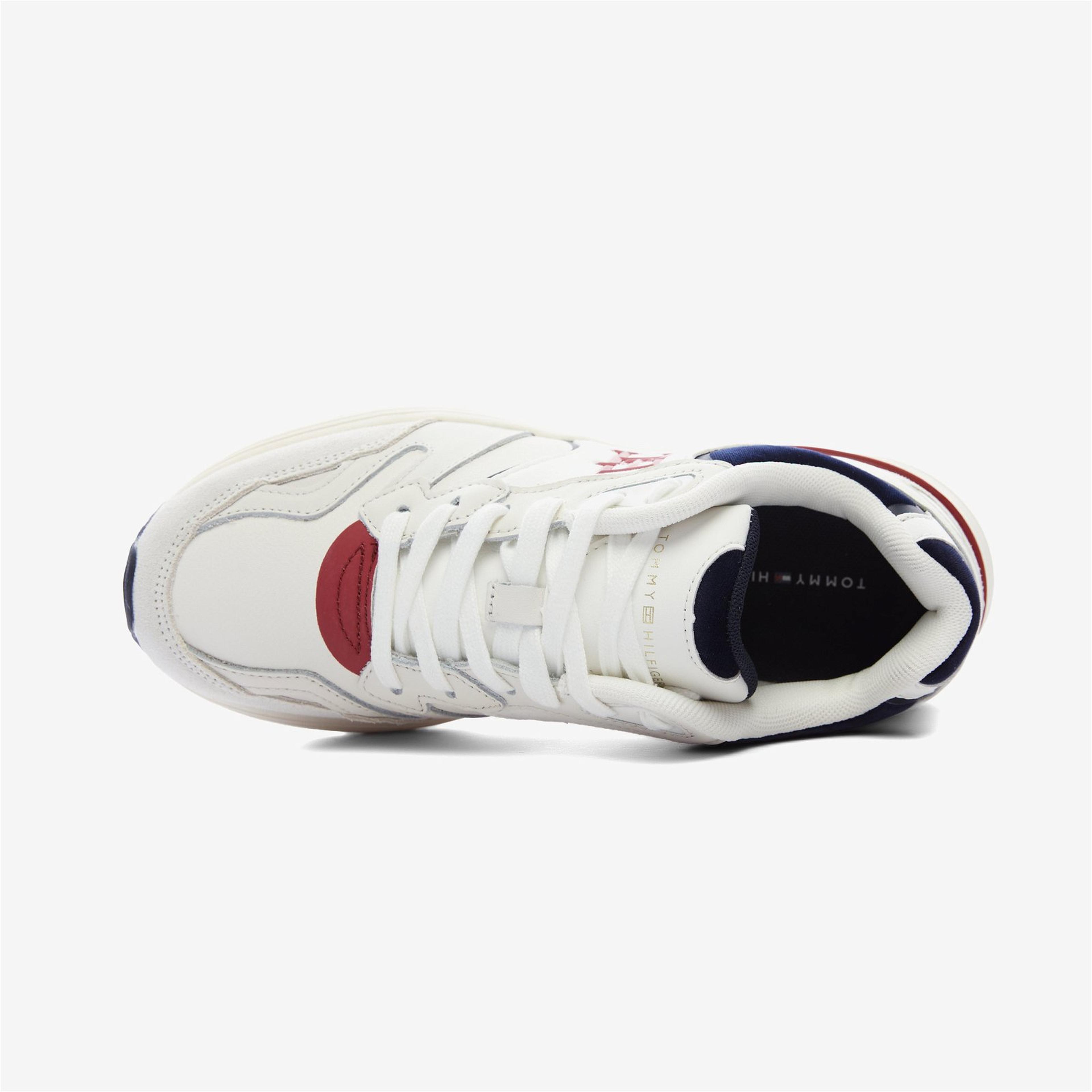 Tommy Hilfiger Modern Preppy Runner Kadın Beyaz Sneaker