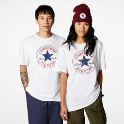 Converse Go-To All Star Patch Logo Unisex Beyaz T-Shirt