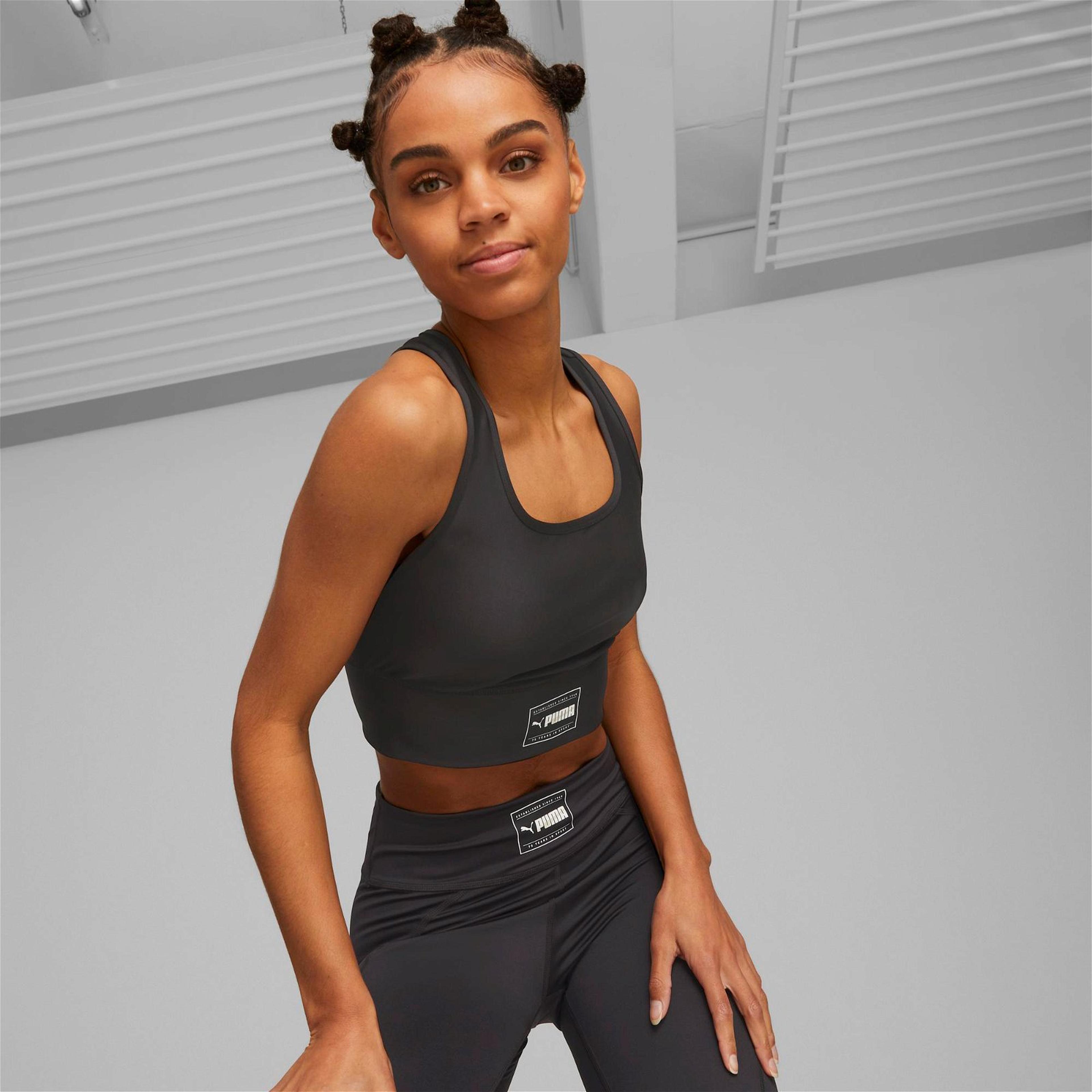 Puma Fit Eversculpt Skimmer Kadın Siyah Bra