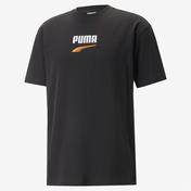 Puma Downtown Logo Erkek Siyah T-Shirt