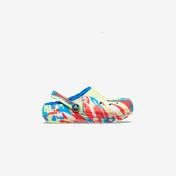 Crocs Classic Lined Marbled Pelüş Çocuk Renkli Terlik