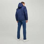 Jack & Jones Jjehero Puffer Hood Erkek Lacivert Mont