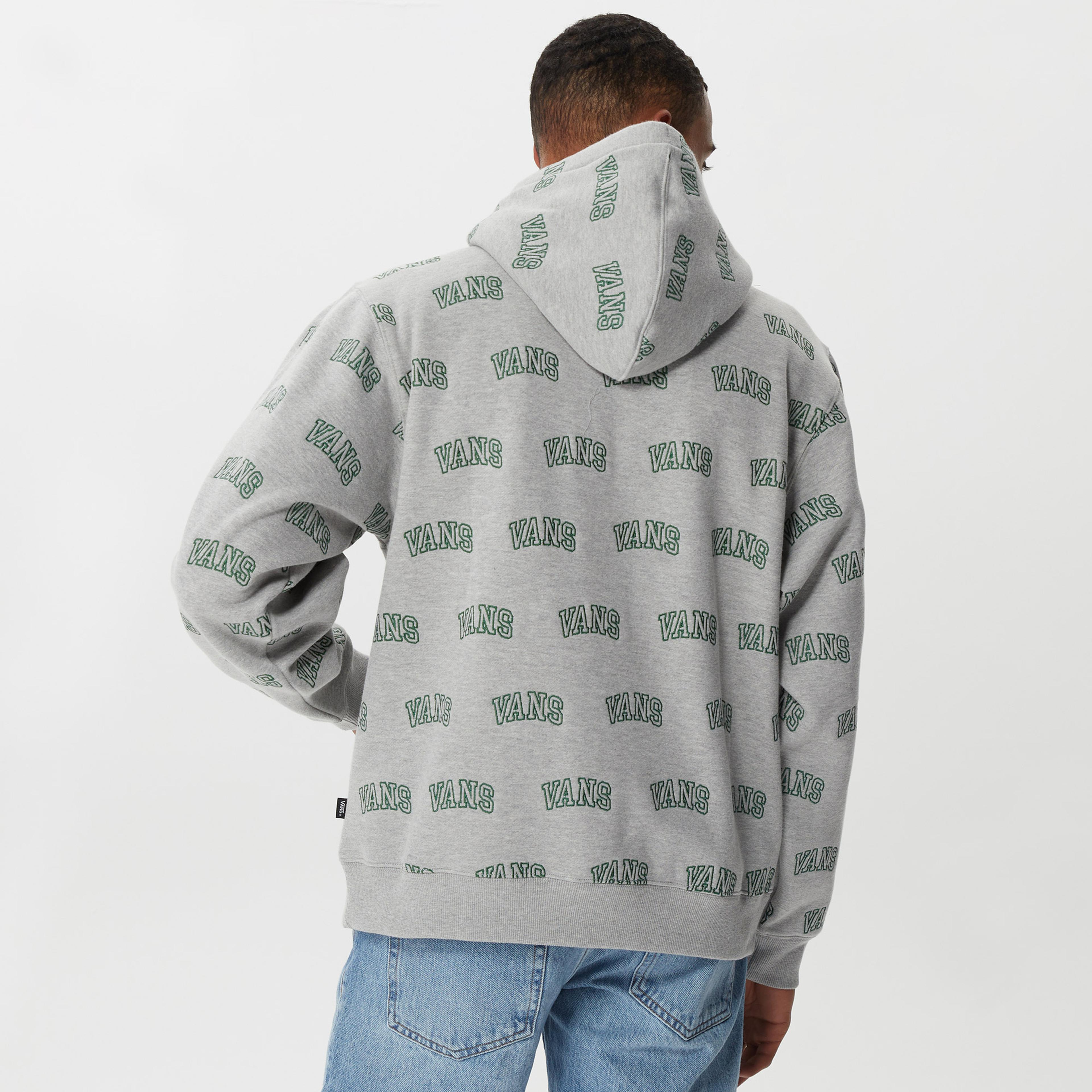 Vans All Over Po Erkek Gri Sweatshirt