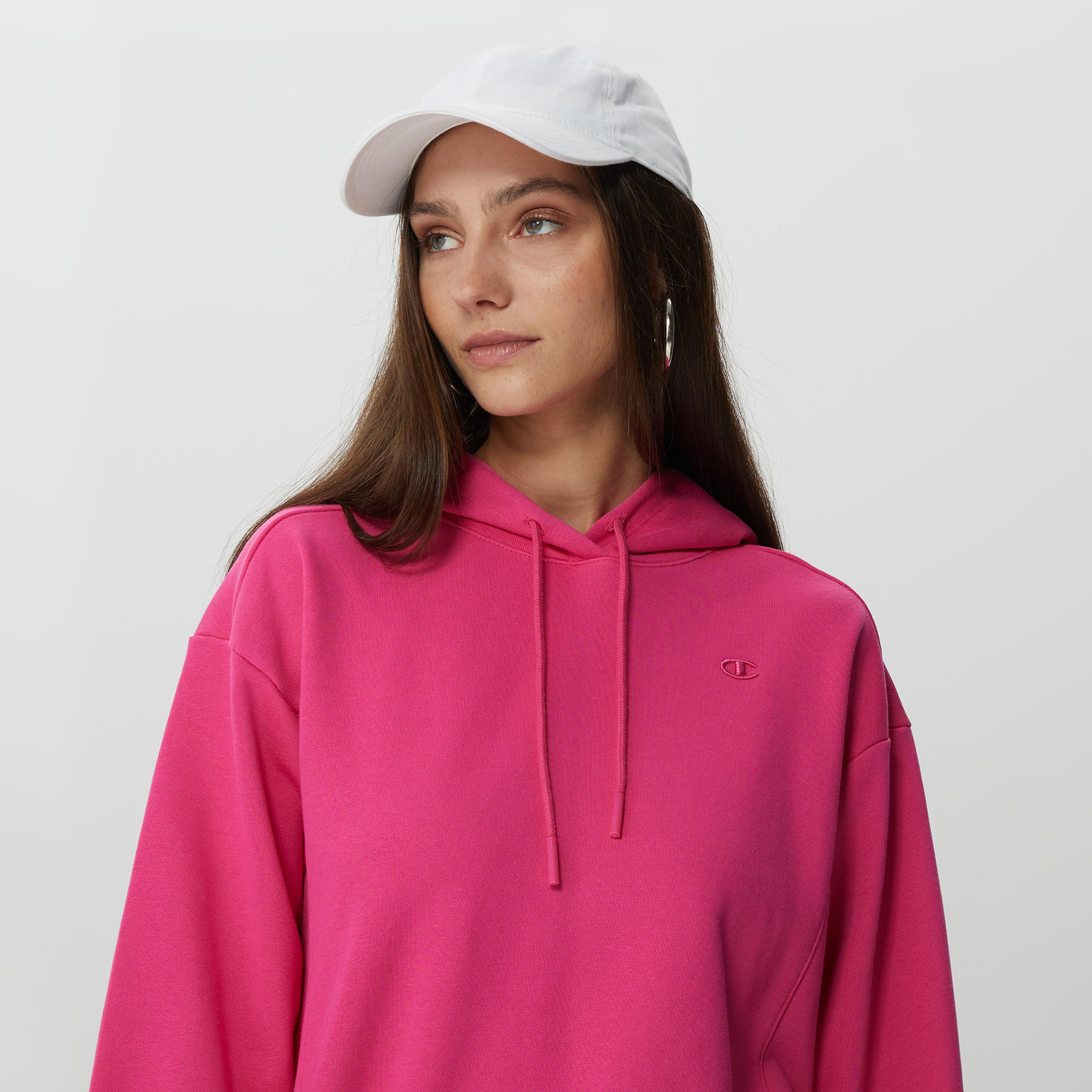 Champion Classic Kadın Pembe Hoodie