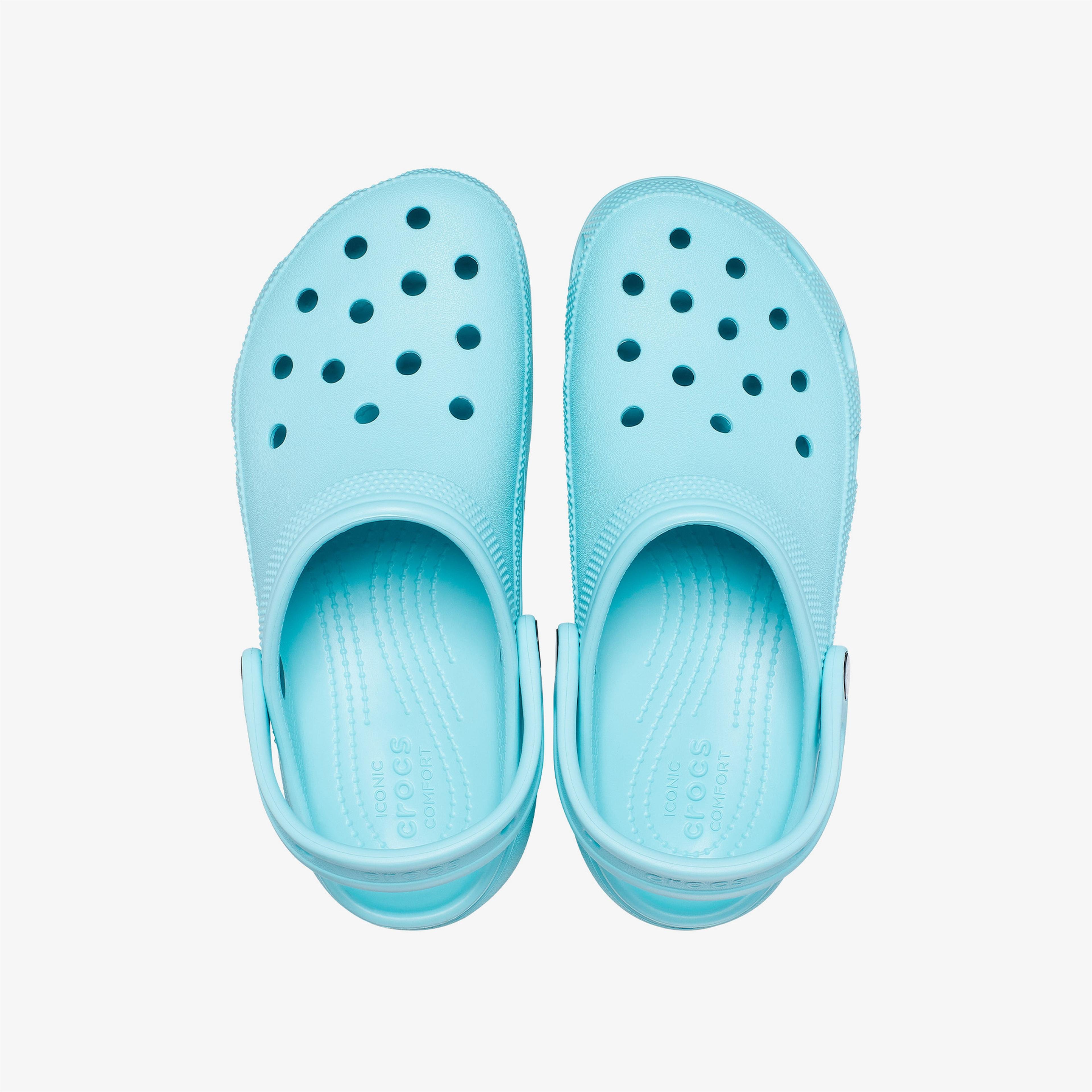 Crocs Classic Platform Clog Kadın Mavi Terlik