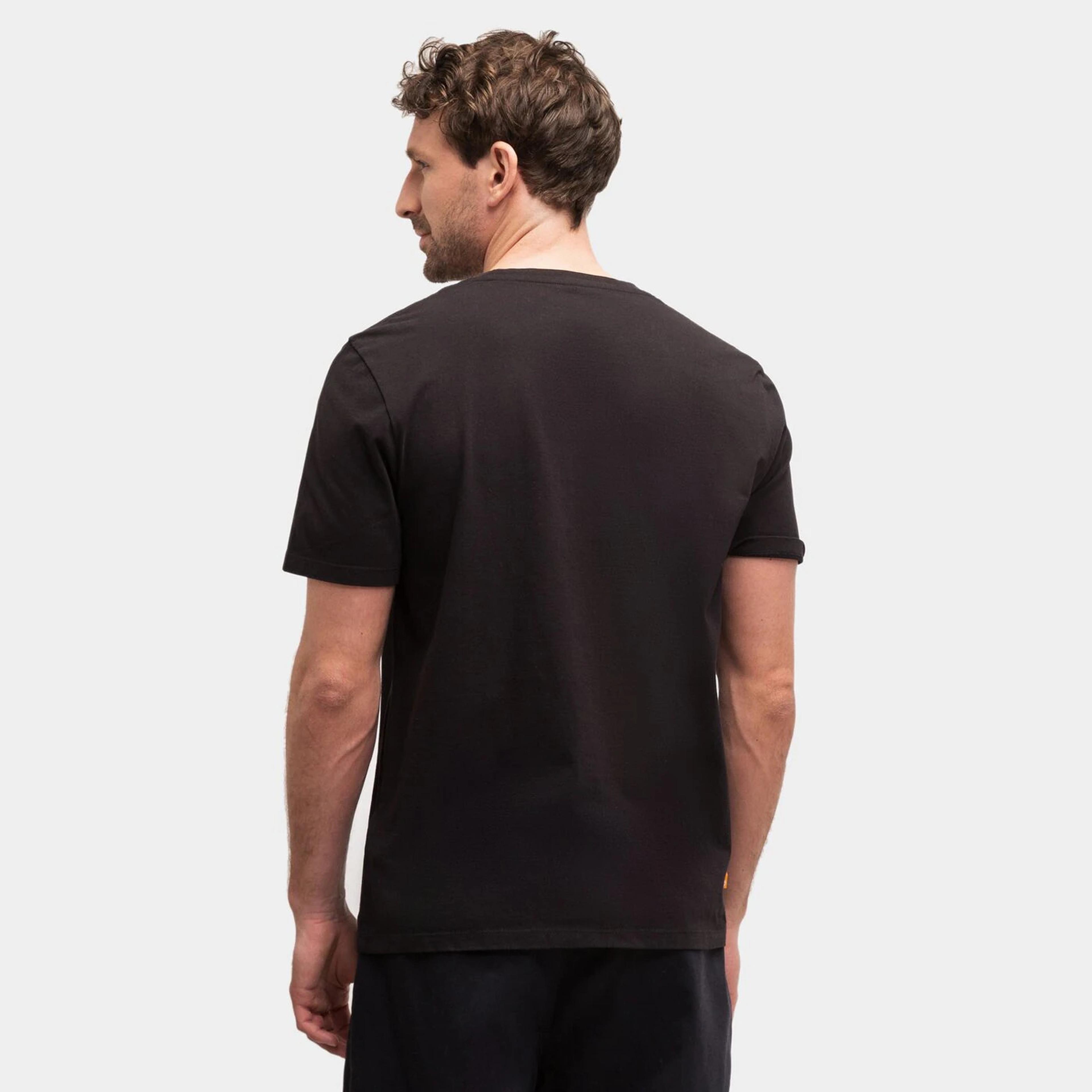 Timberland Outdoor Graphic  Erkek Siyah T-Shirt
