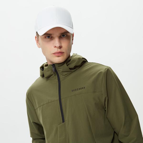 Skechers Micro Collection Mesh Detail Full Zip Erkek Haki Ceket_3