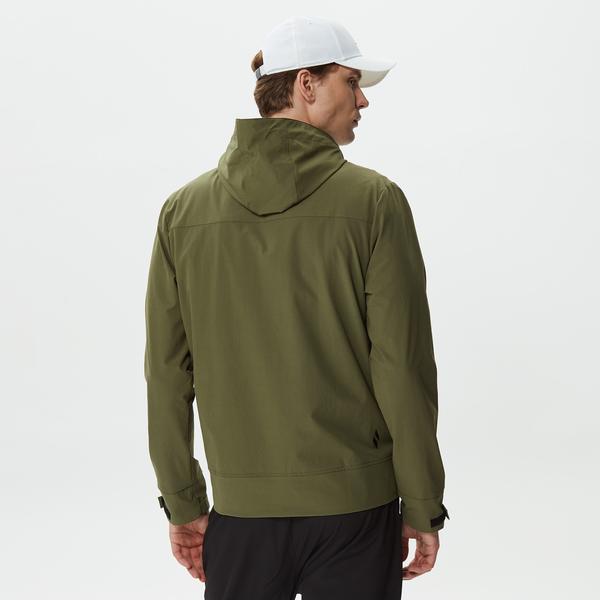 Skechers Micro Collection Mesh Detail Full Zip Erkek Haki Ceket_1
