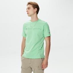 Champion Crewneck Erkek Yeşil T-Shirt