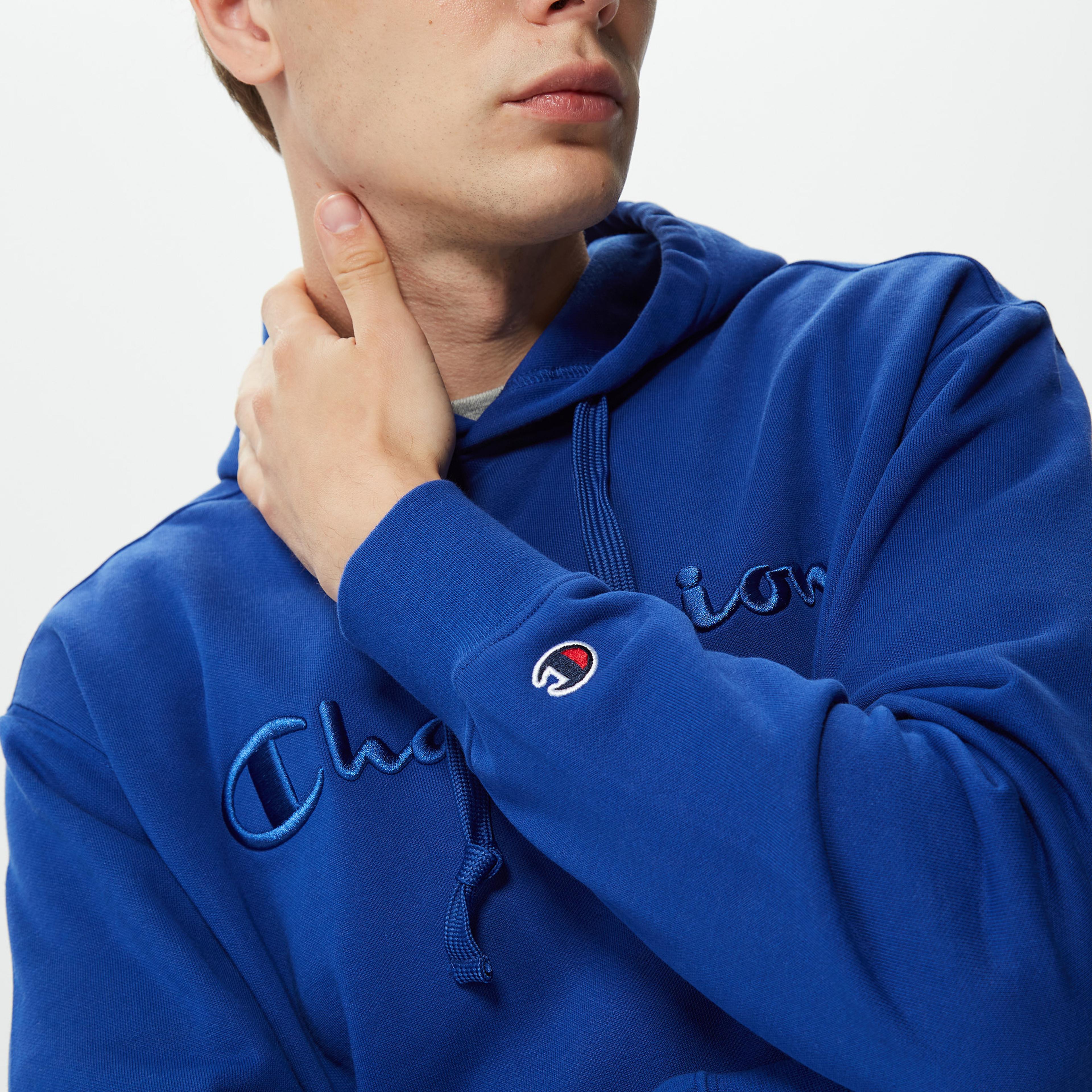 Champion Classic Erkek Lacivert Hoodie