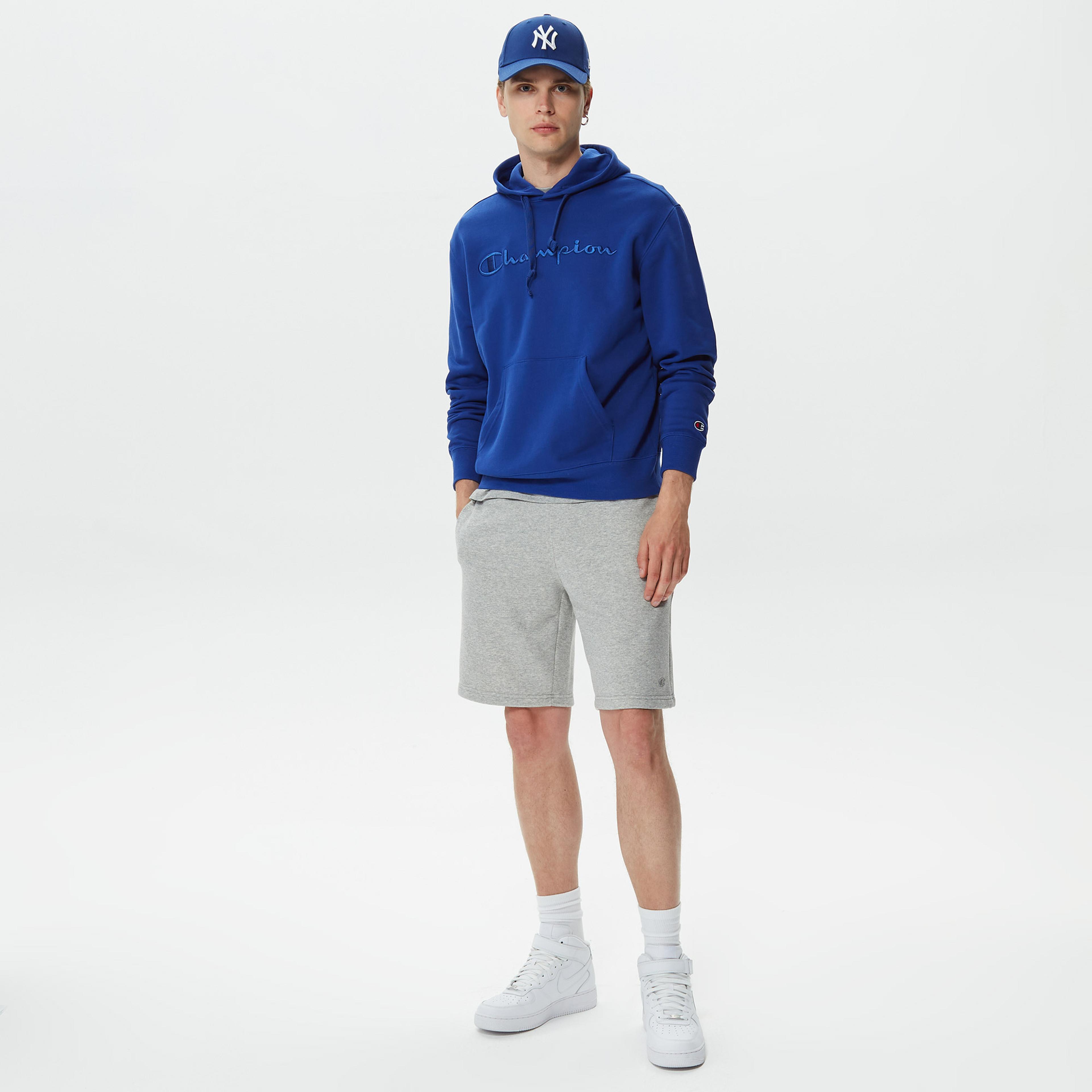 Champion Classic Erkek Lacivert Hoodie