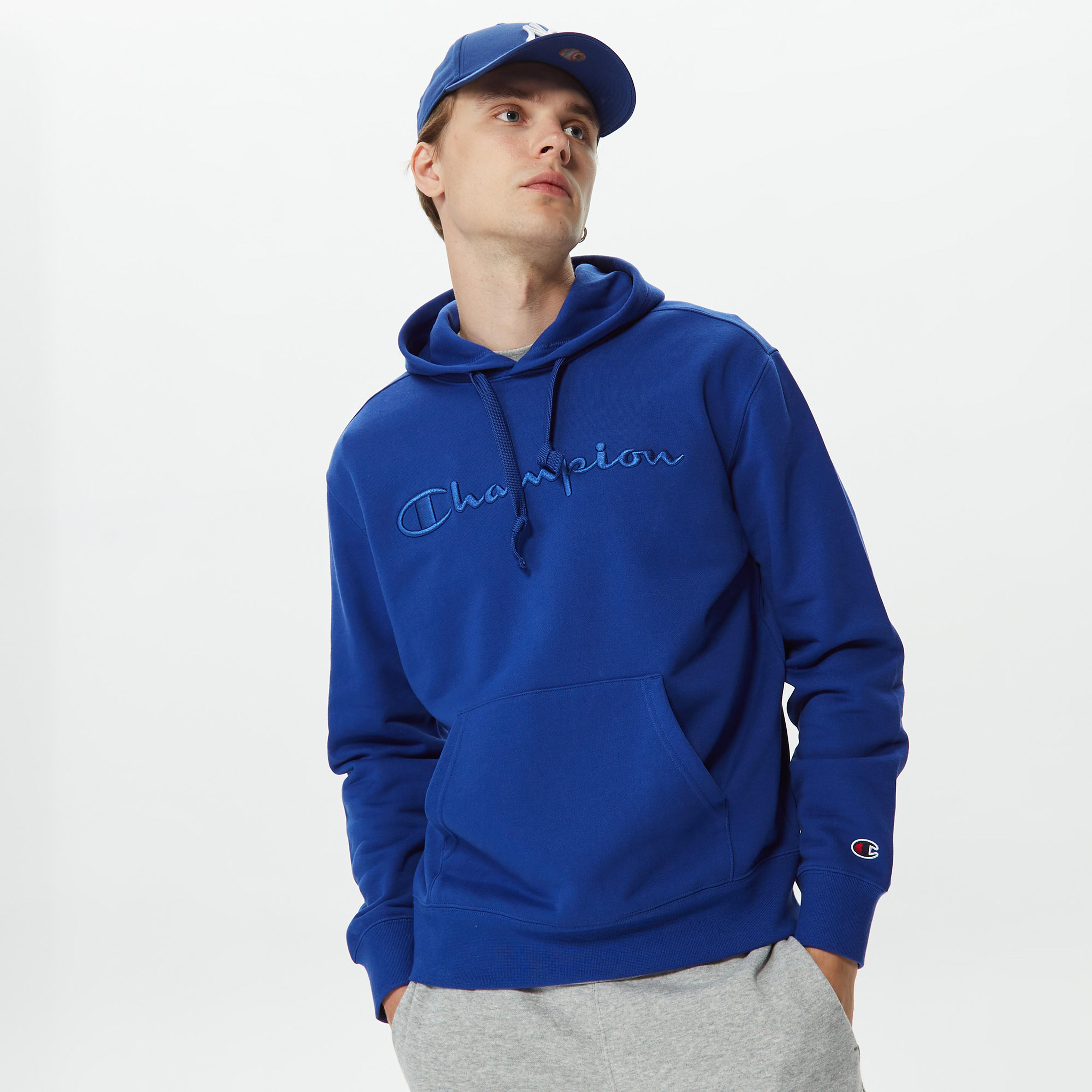 Champion Classic Erkek Lacivert Hoodie