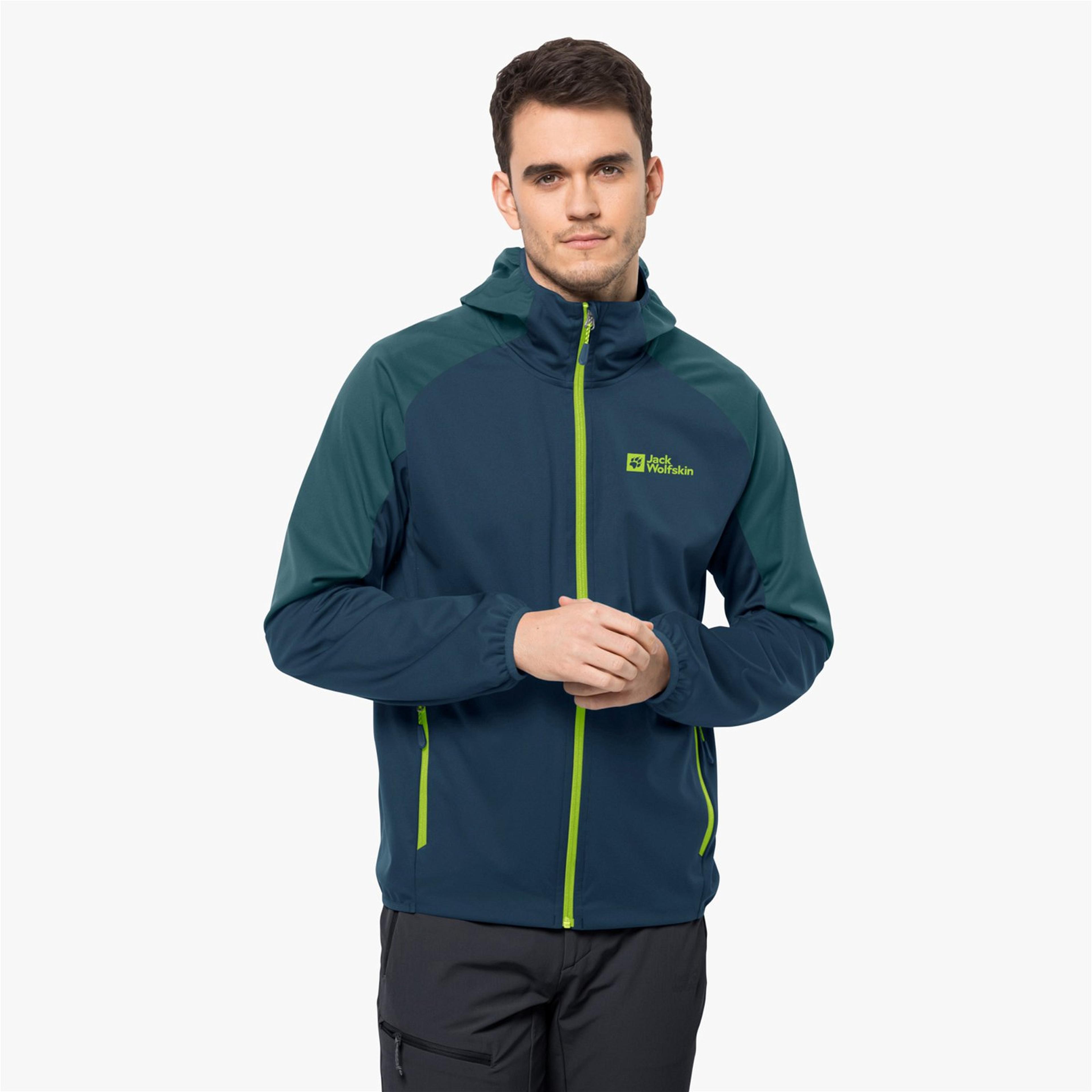 Jack Wolfskin Feldberg Hoody Erkek Mavi Sweatshirt