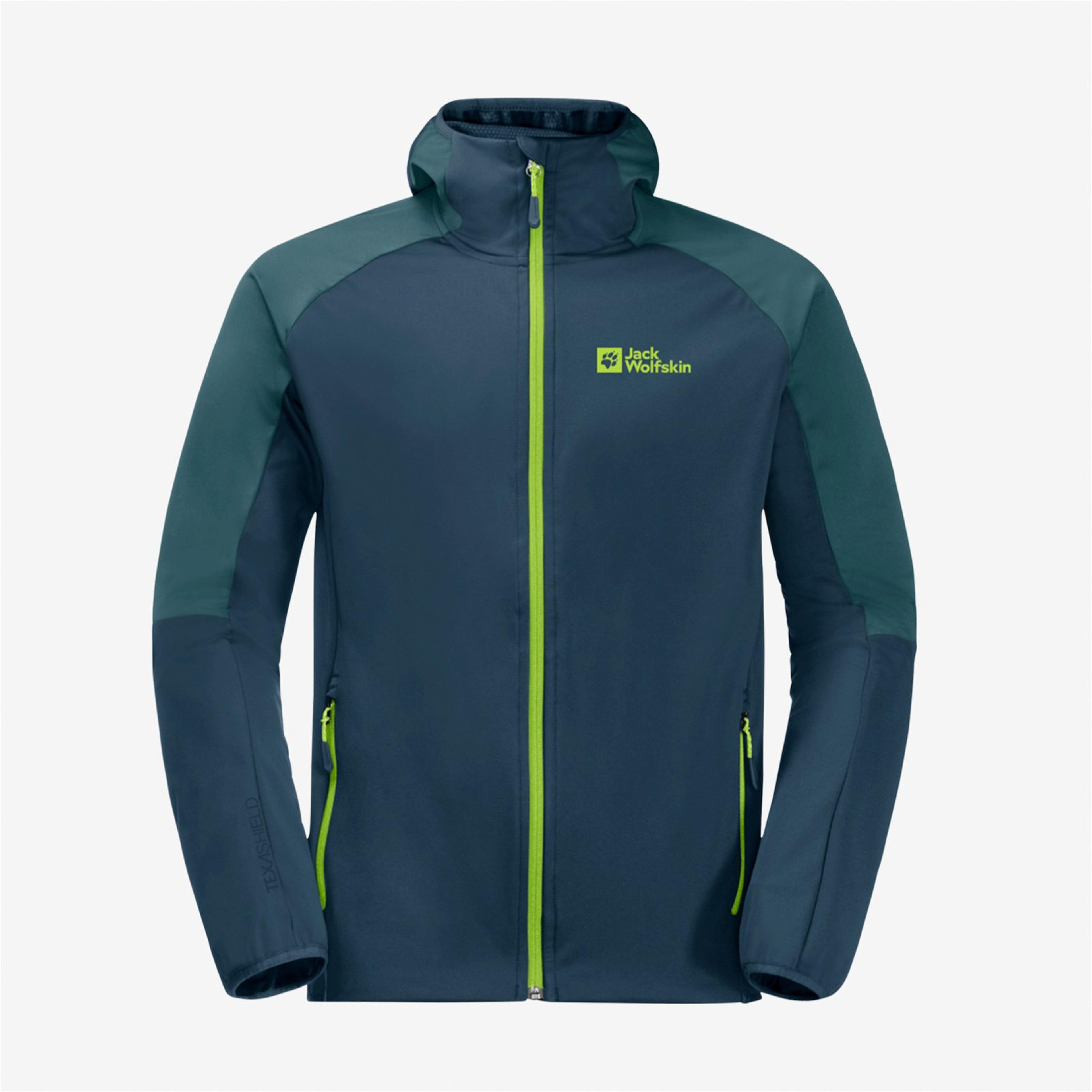 Jack Wolfskin Feldberg Hoody Erkek Mavi Sweatshirt
