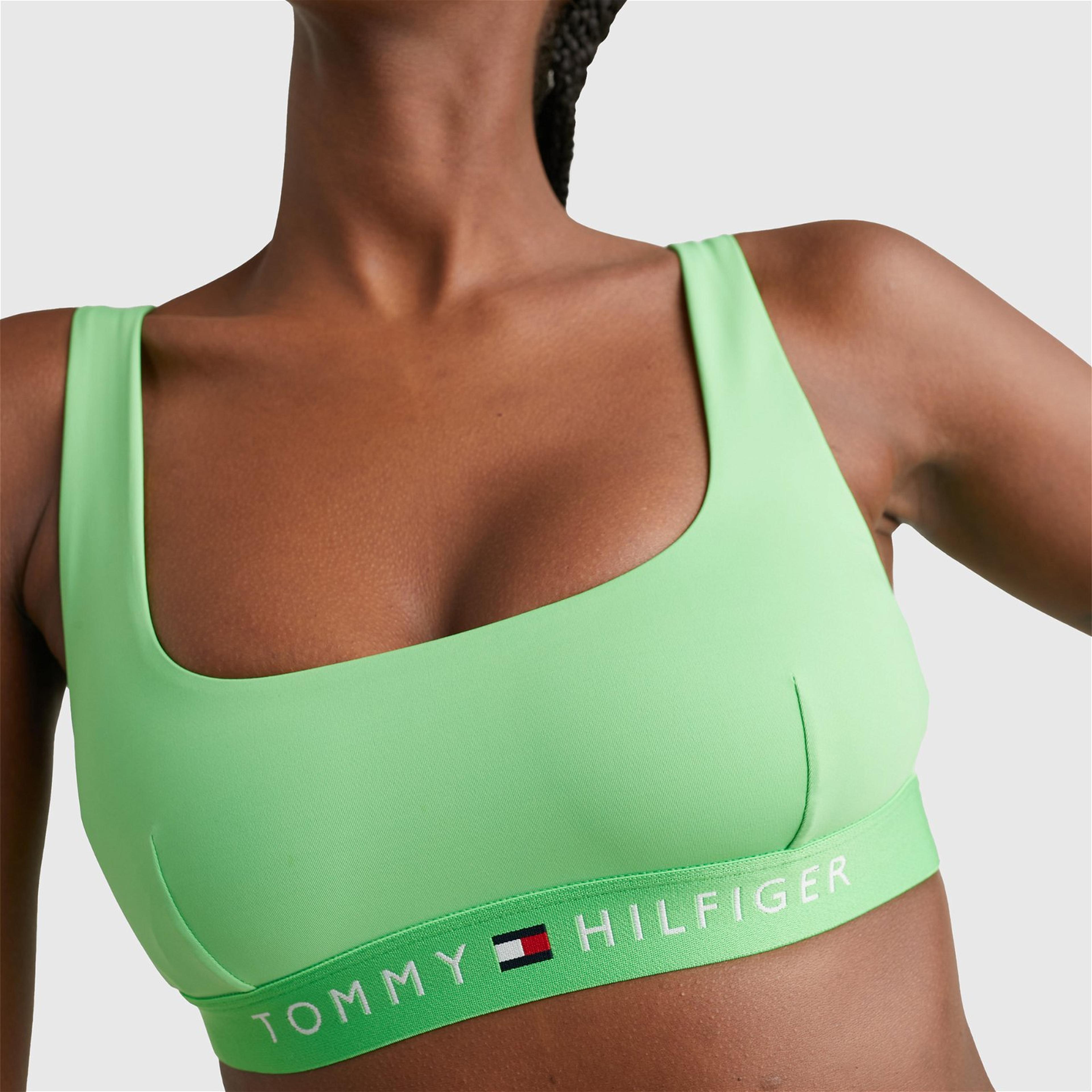 Tommy Hilfiger Kadın Yeşil Bikini Üstü