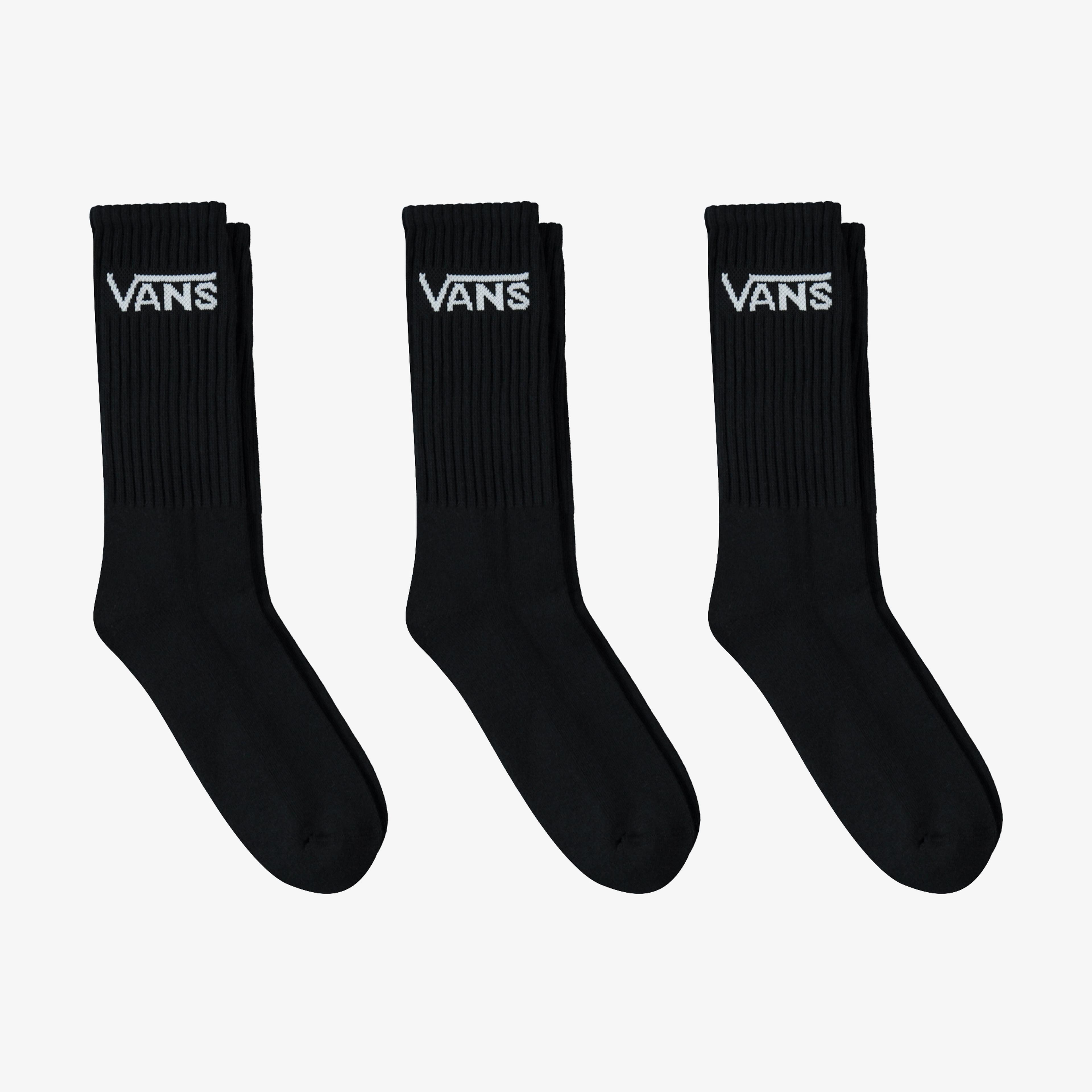 Vans Classic Crew Erkek Siyah Çorap