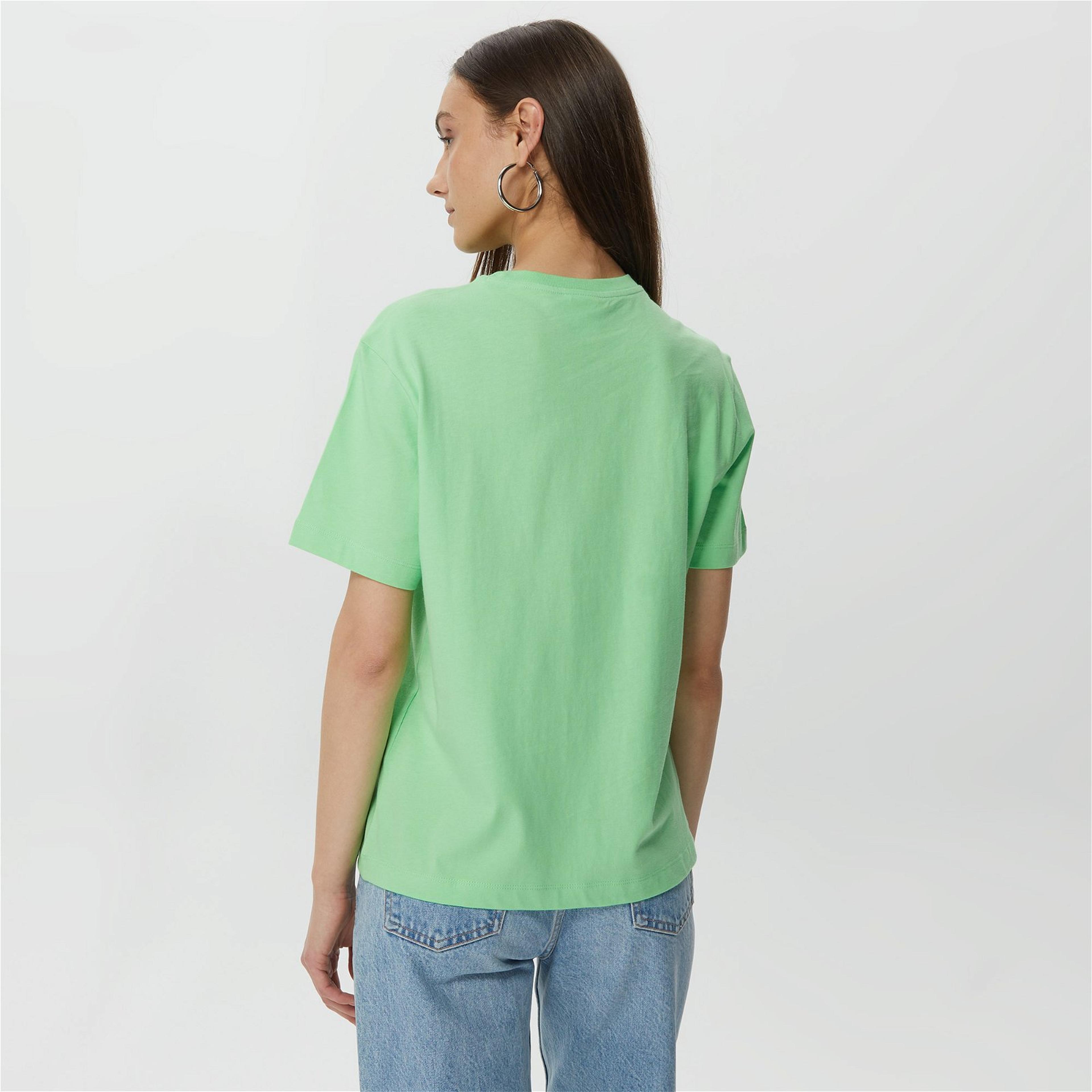 Champion Crewneck Kadın Yeşil T-Shirt