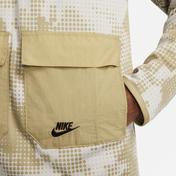 Nike Dri-Fit Half-Zip All Over Print Erkek Krem Ceket