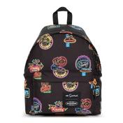 Eastpak x The Simpsons Padded Pak'r Rugzak Neon Print Unisex Siyah Sırt Çantası