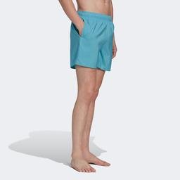 adidas Short Length Solid Erkek Mavi Deniz Şortu