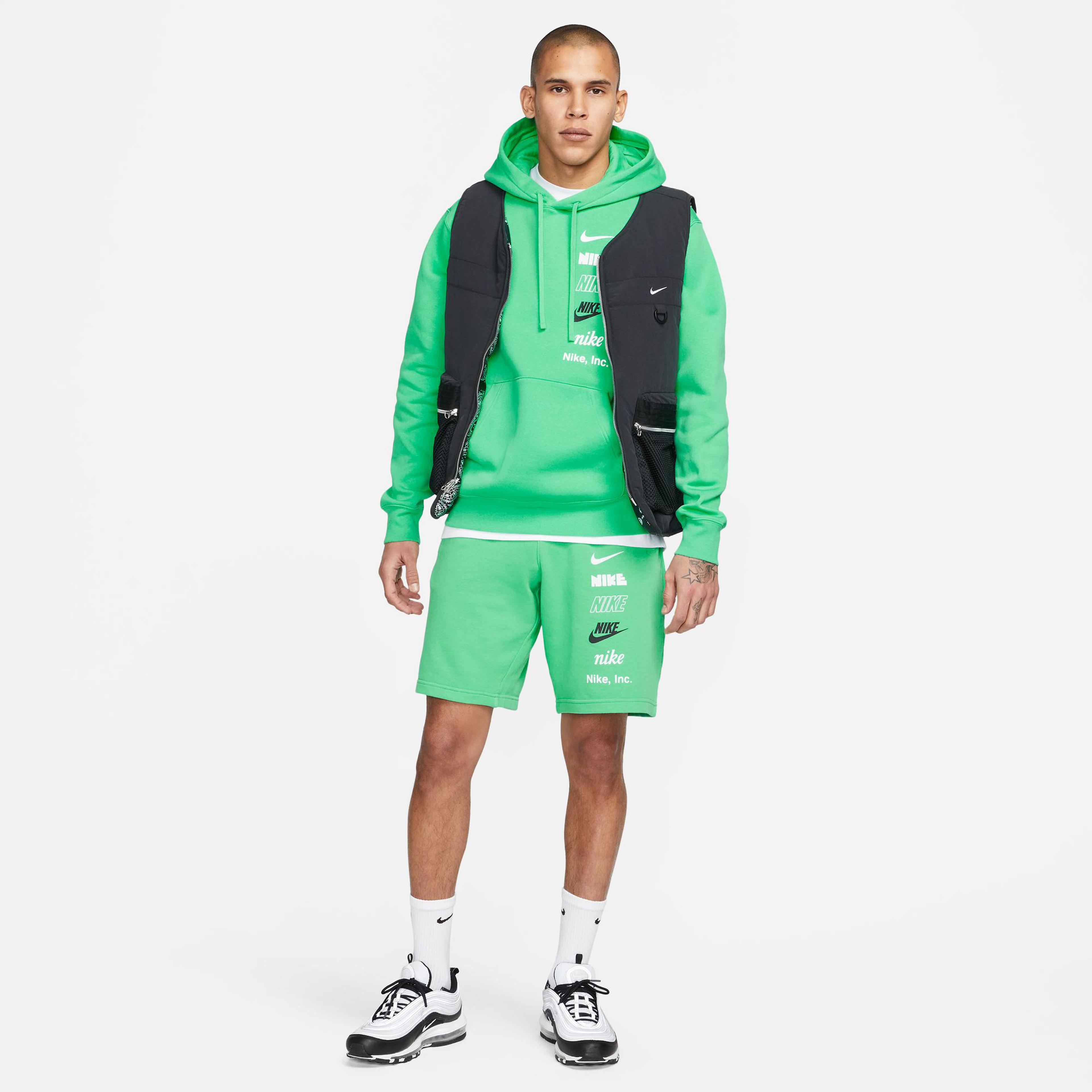 Nike Club+ Short Erkek Yeşil Şort