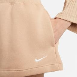 Nike Sportswear Phoenix Fleece High-Waisted Kadın Bej Şort
