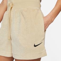 Nike Sportswear Terry Kadın Krem Şort