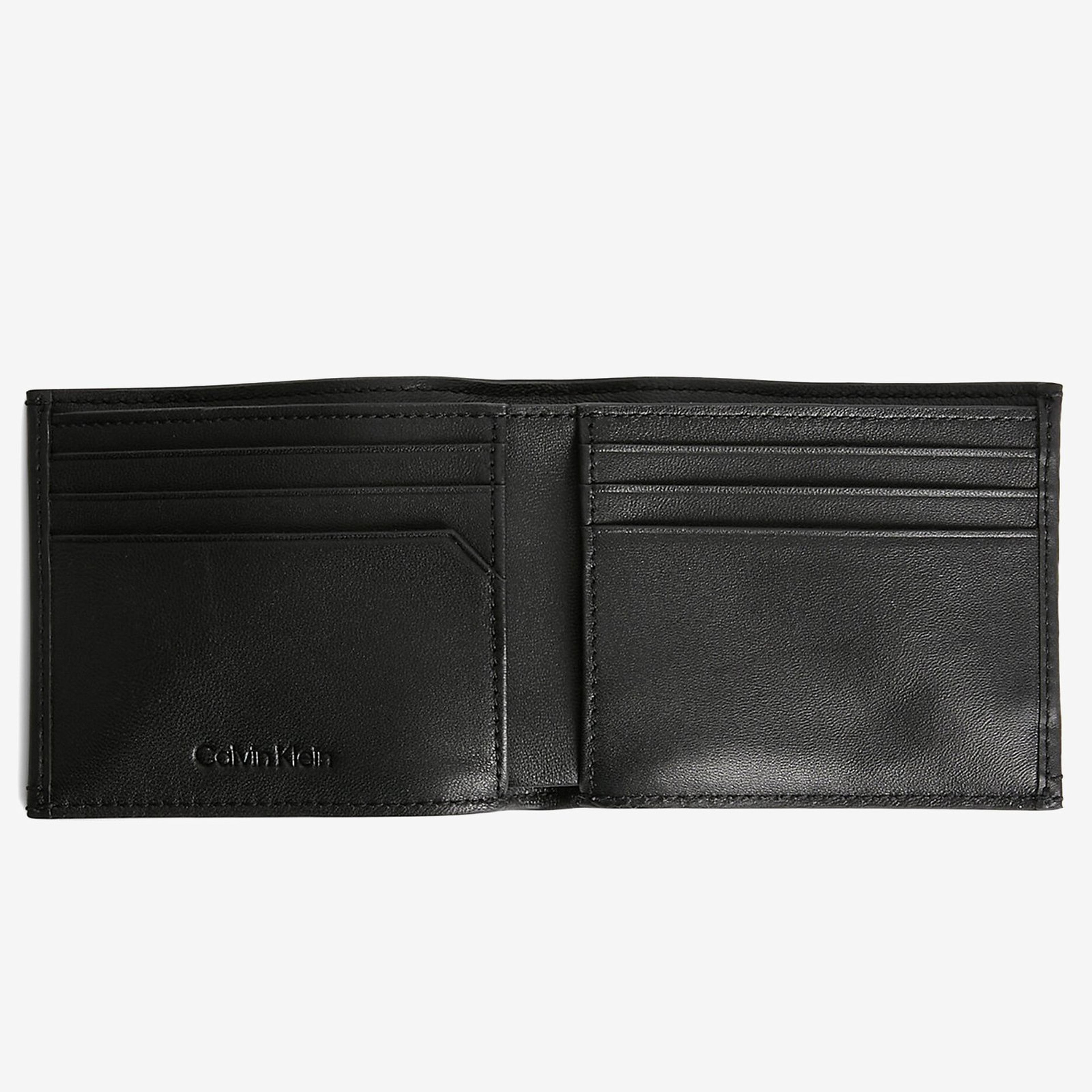 Calvin Klein Duo Stitch Bifold 6Cc Erkek Siyah Cüzdan