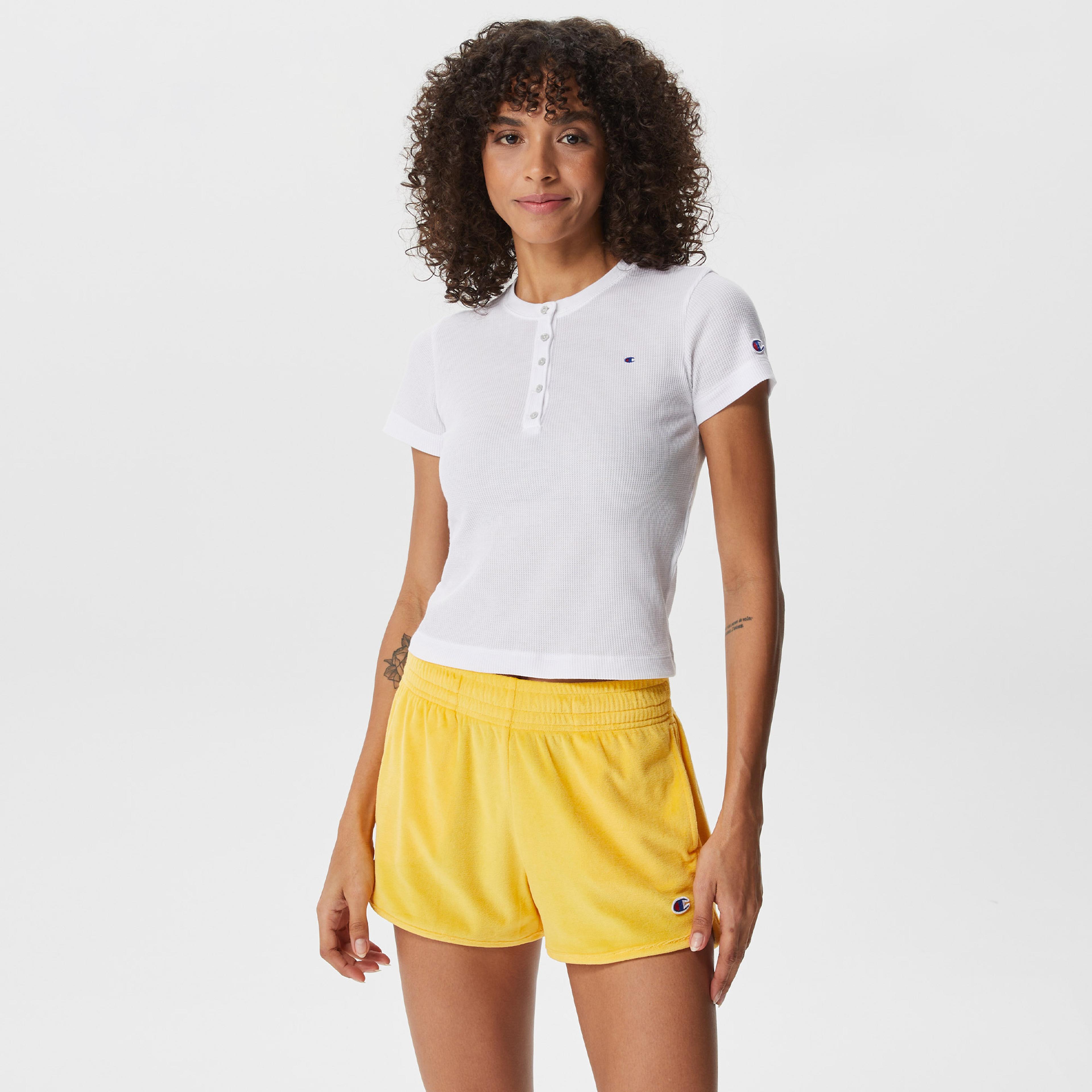 Champion Crewneck Kadın Beyaz T-Shirt